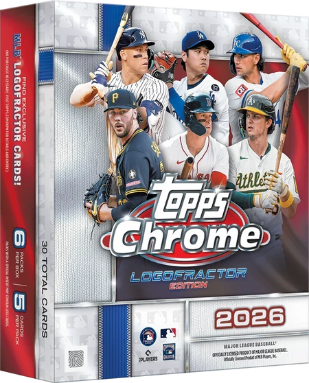 2026 Topps Chrome Logofractor Baseball Hobby Box