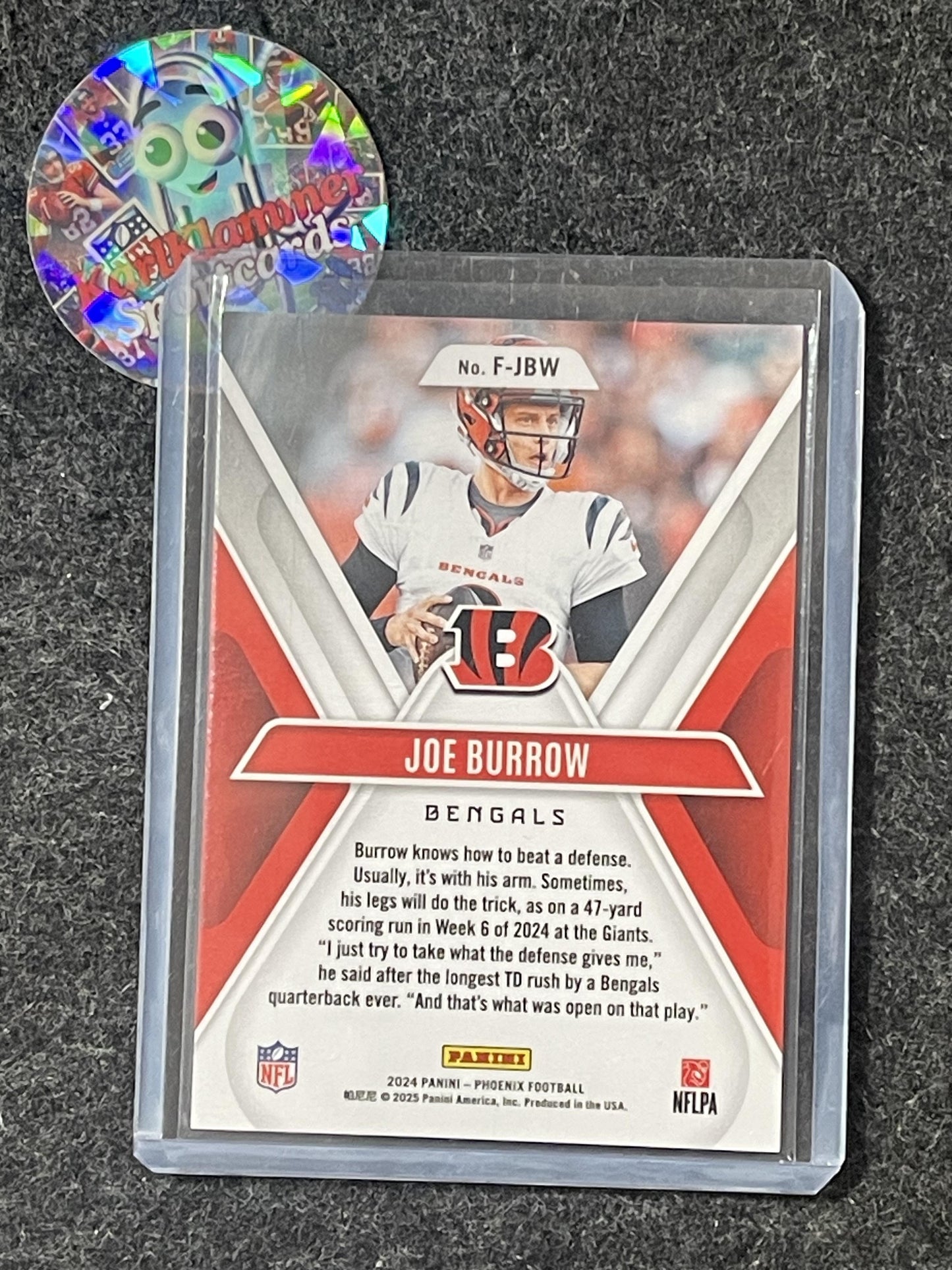 2024 Panini Phoenix #F-JBW Joe Burrow Flex Cincinnati Bengals