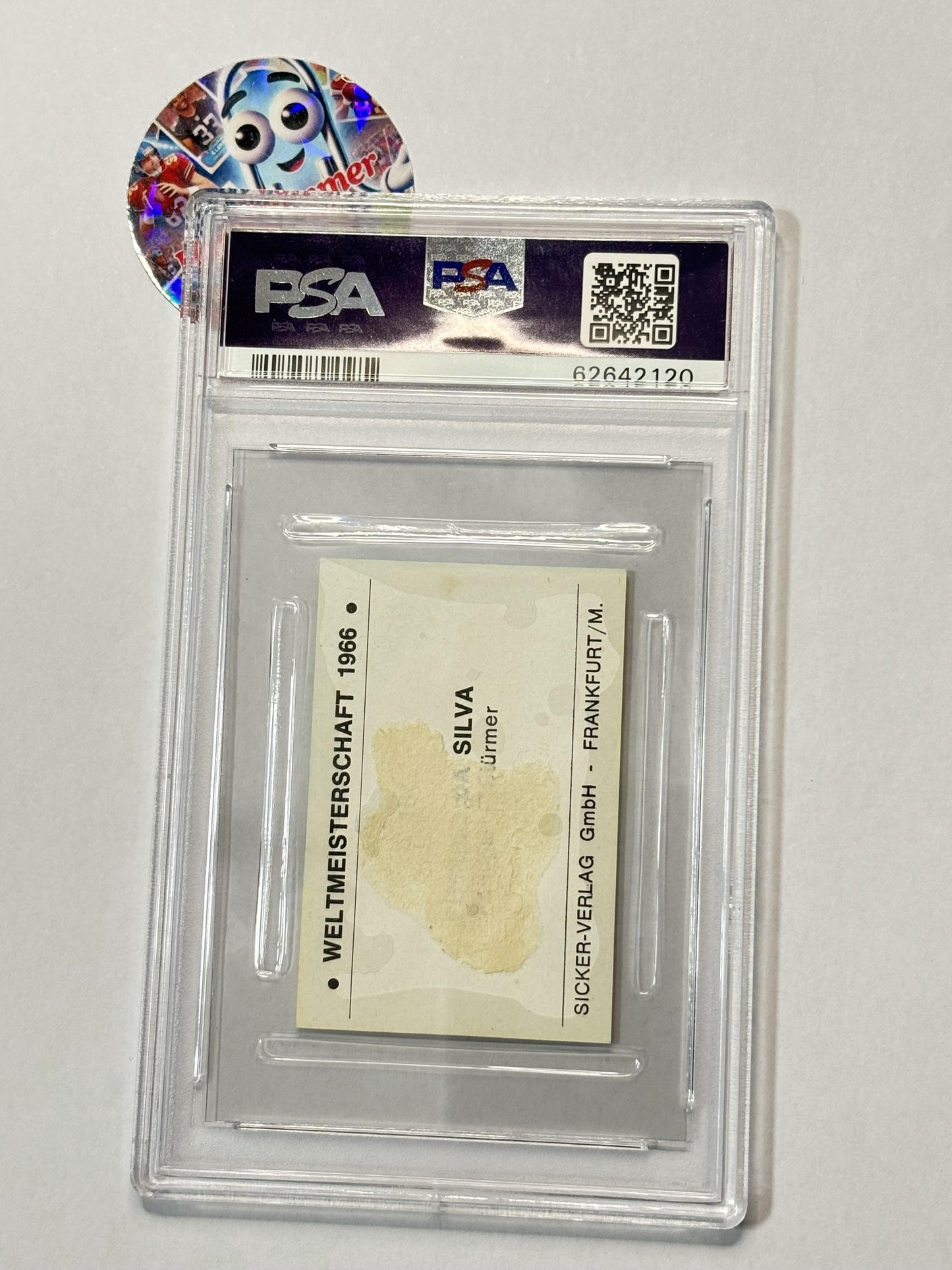 1966 Sicker-Verlag Die Weltmeisterschaft 1966 in England #161 Eusebio PSA 1 Portugal