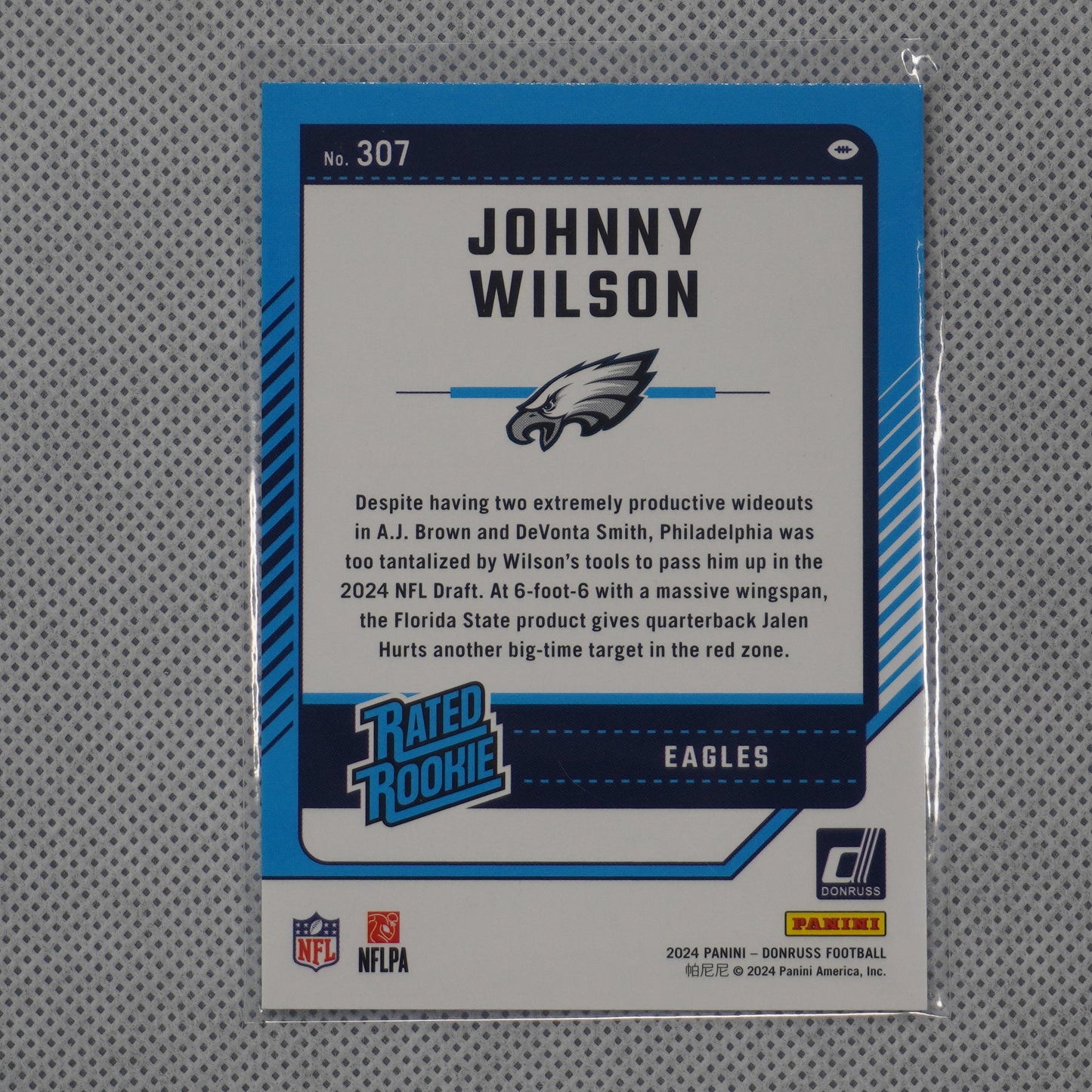 2024 Donruss #307 Johnny Wilson Philadelphia Eagles RC