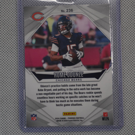2024 Panini Phoenix #236 Rome Odunze Silver Chicago Bears RC