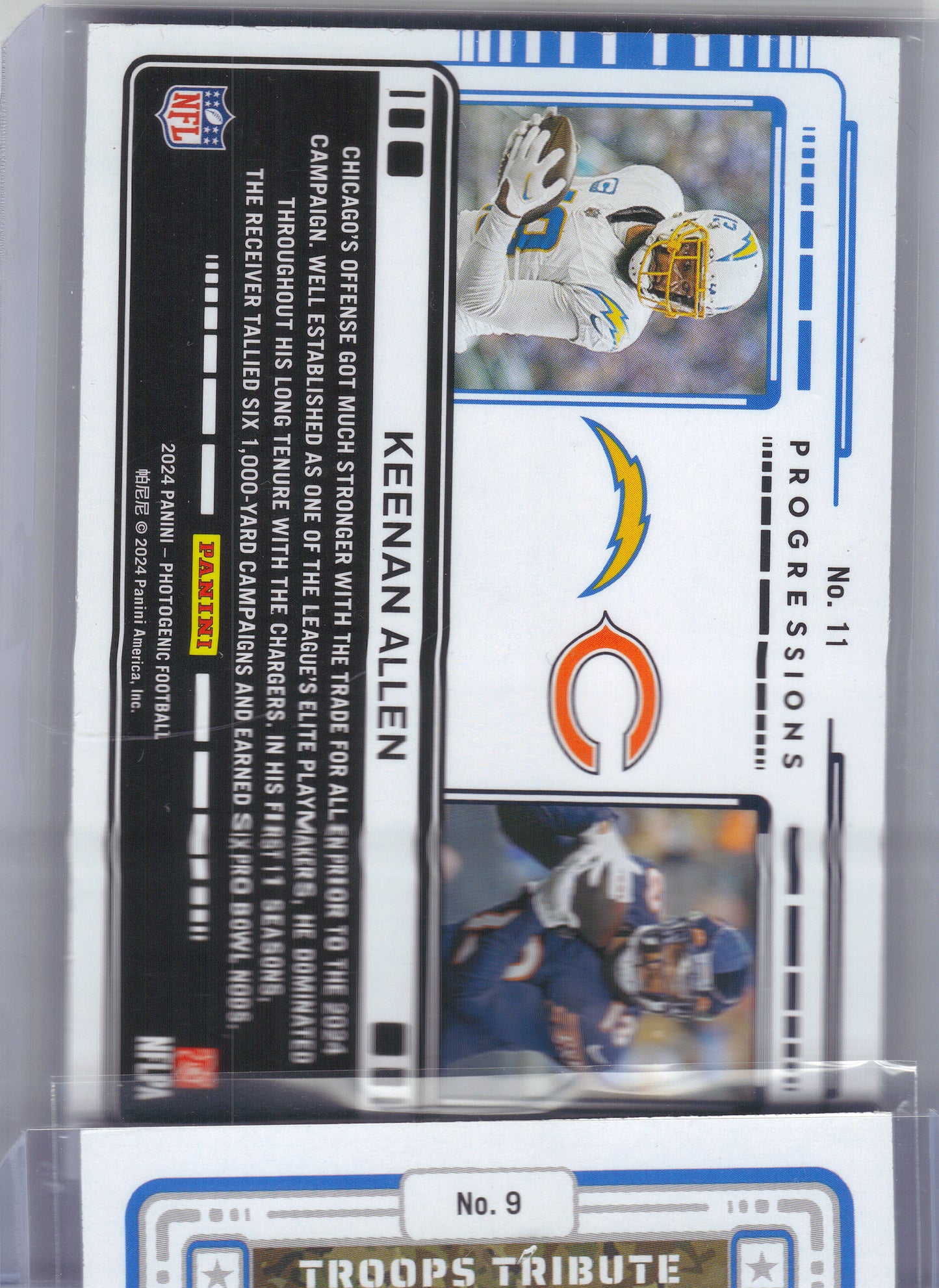 2024 Panini Photogenic #11 Keenan Allen Progressions