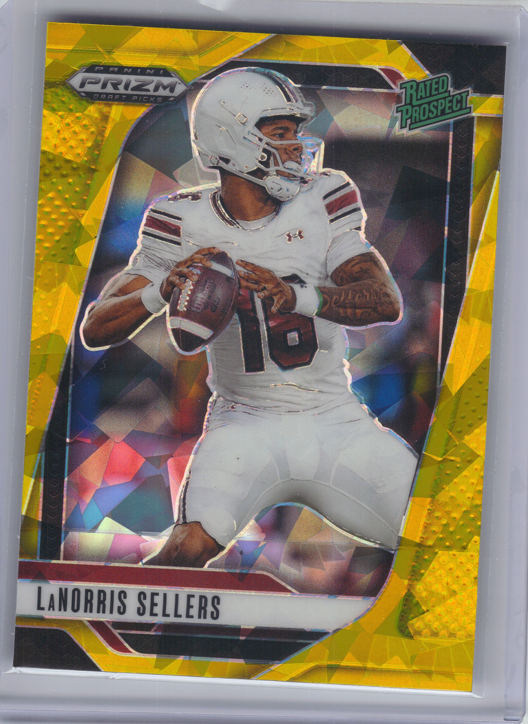 2025 Panini Prizm Draft Picks #165 LaNorris Sellers Prizms Gold