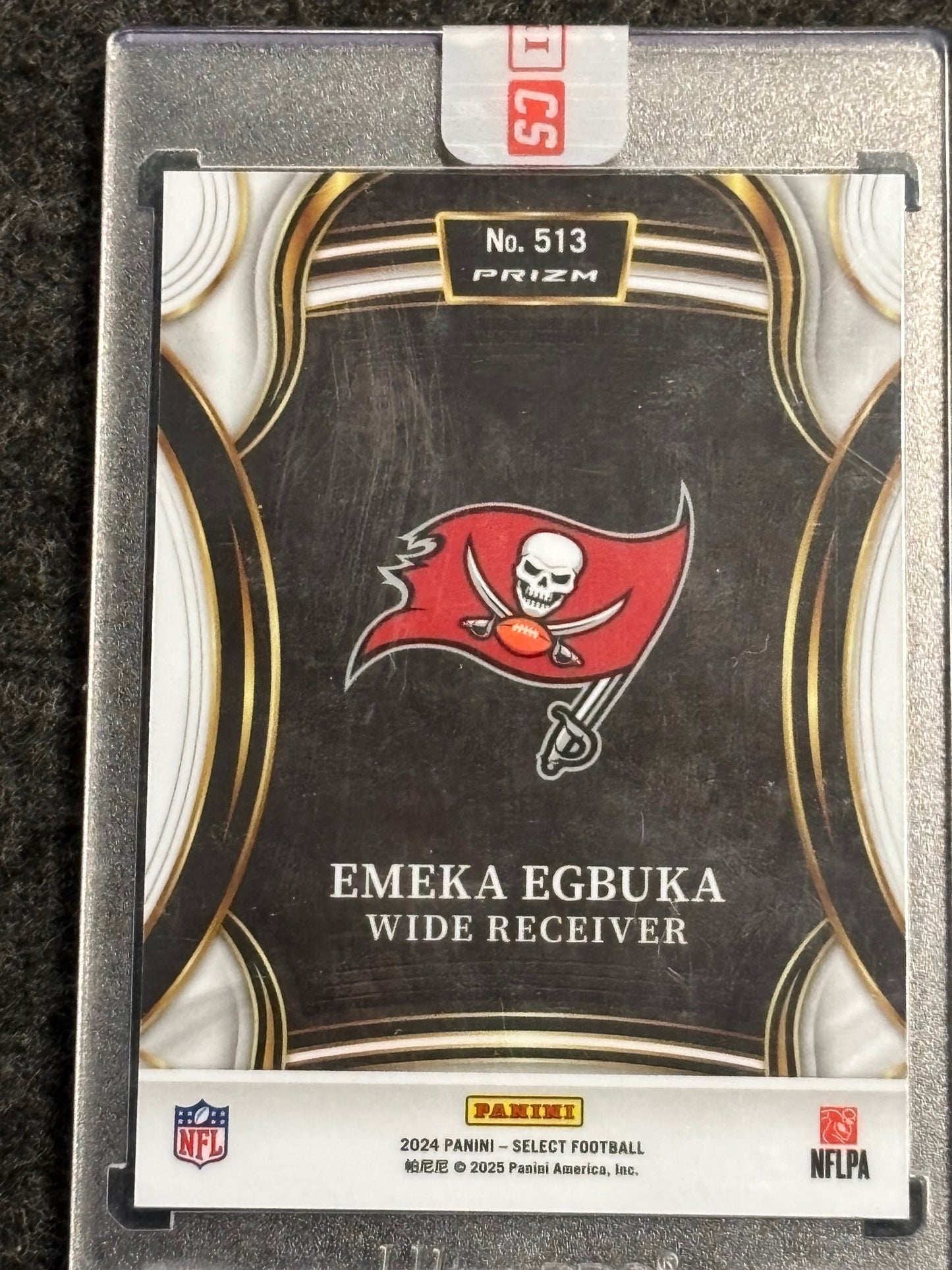 2024 Panini Select #513 Emeka Egbuka Tampa Bay Buccaneers