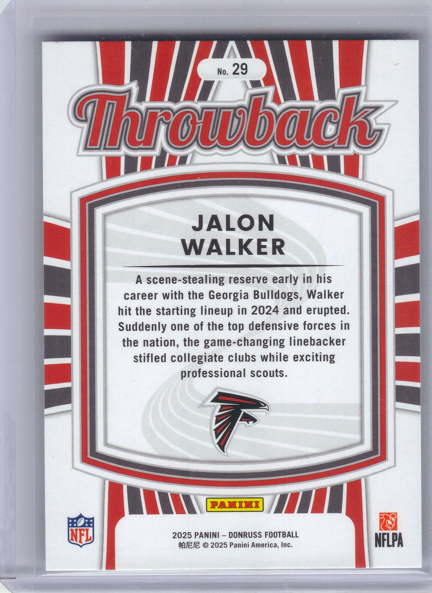 2025 Donruss #40 Mason Graham Rated Rookies Throwback Cleveland Browns