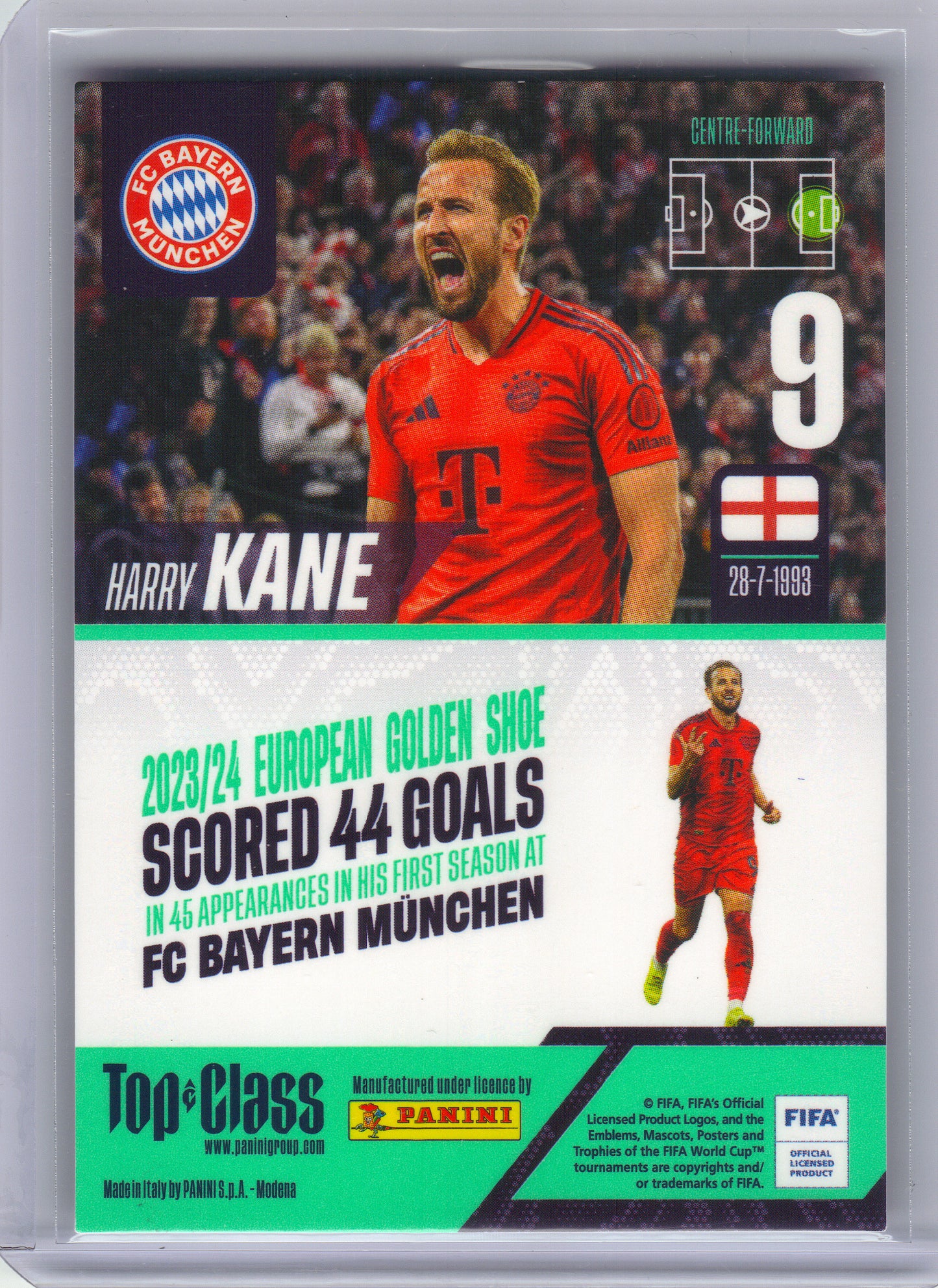 2025 Panini Top Class #263 Harry Kane Royal Purple