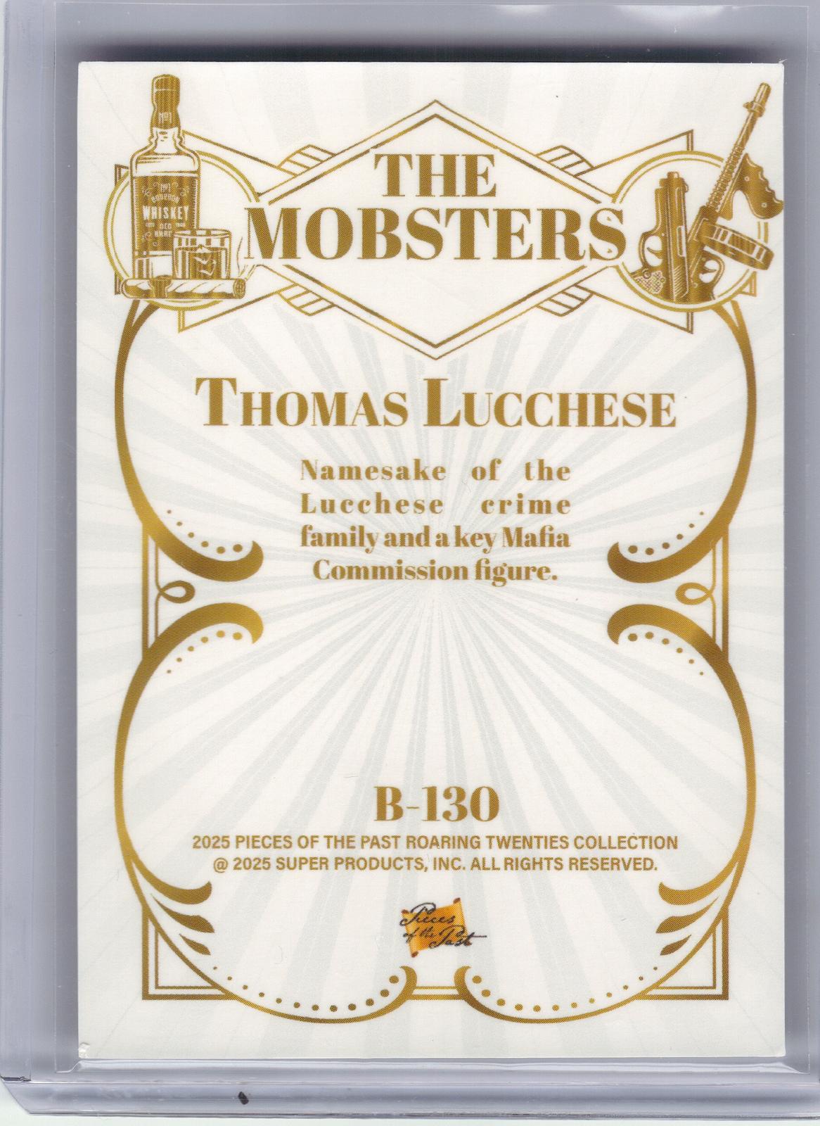 2025 Pieces of the past roaring twenties #B-130 Thomas Lucchese