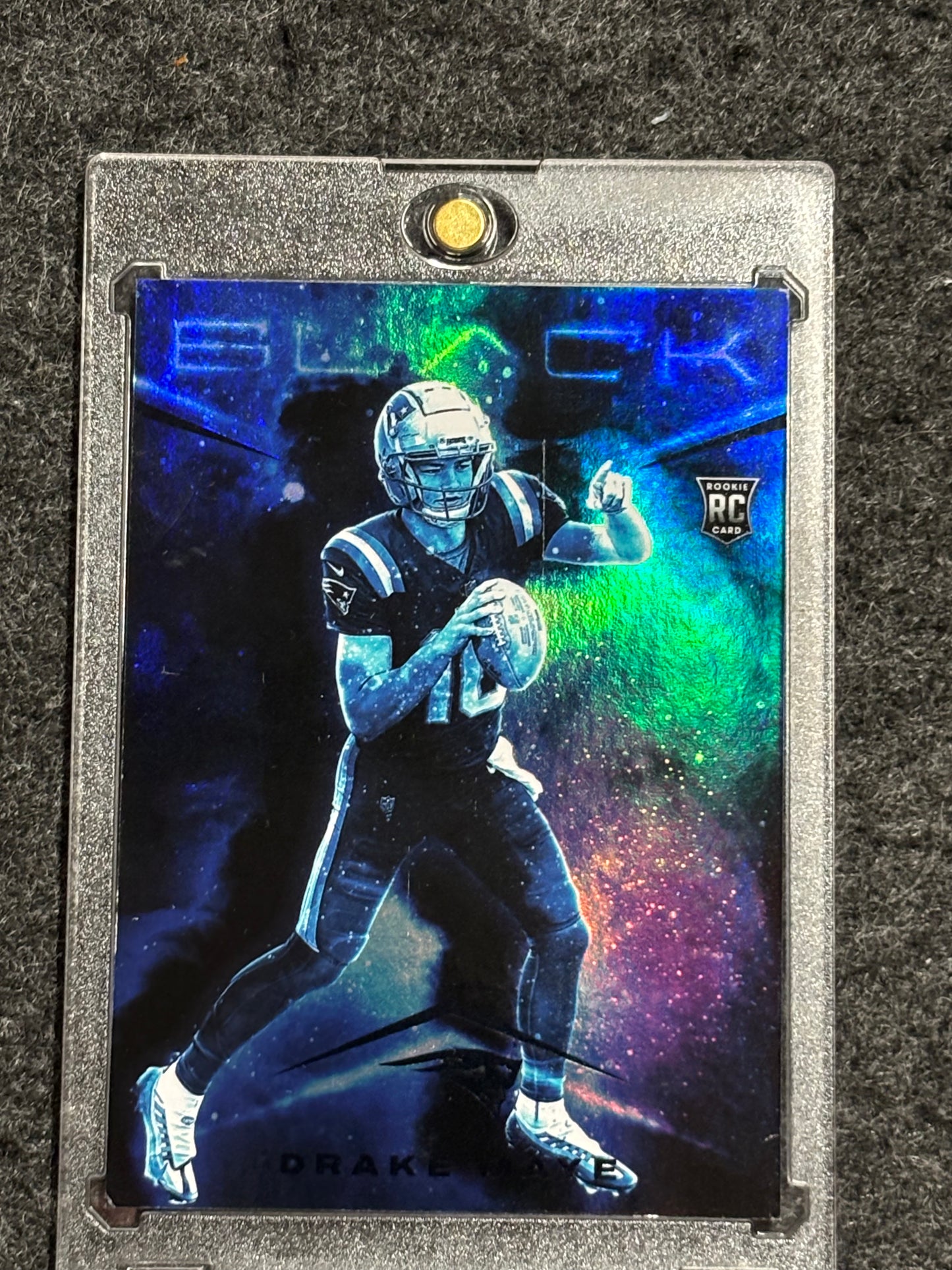 2024 Panini Black #SM-DME Drake Maye Smokescreen New England Patriots - Read Description