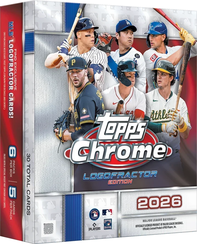 2026 Topps Chrome Logofractor Baseball Hobby Box
