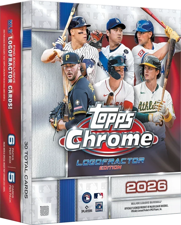 2026 Topps Chrome Logofractor Baseball Hobby Box