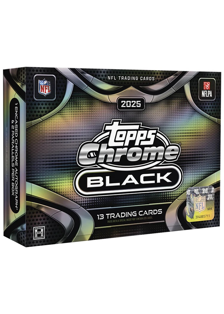 2025 Topps Chrome Black Football Review | Haus of Sportscards