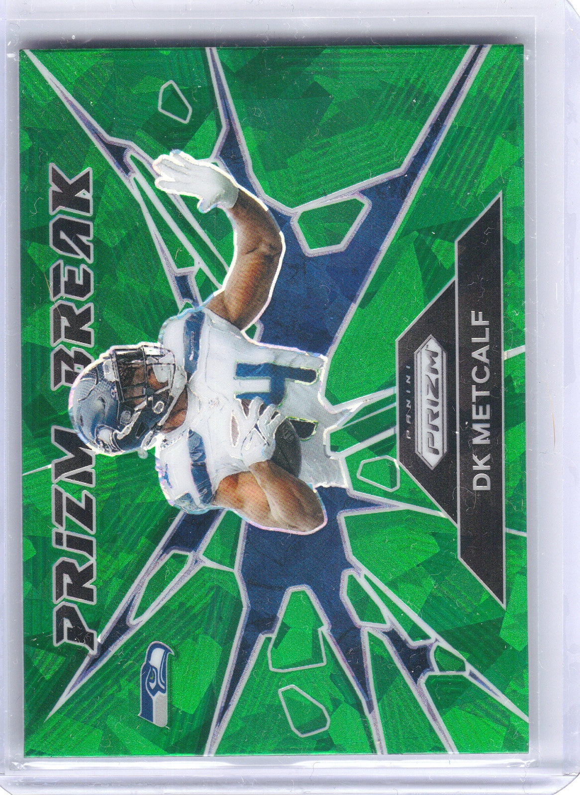 DK Metcalf Seattle Seahawks 2024 Panini Prizm - Prizm Break Green Ice Prizm #5