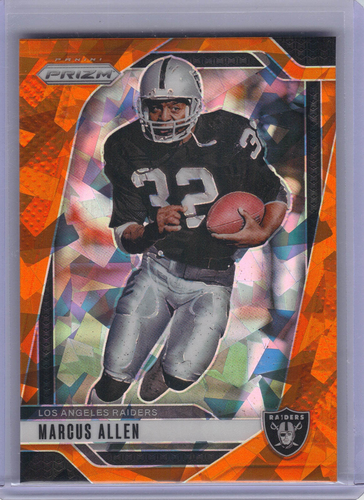 Marcus Allen Los Angeles Raiders 2024 Panini Prizm - Orange Ice #155