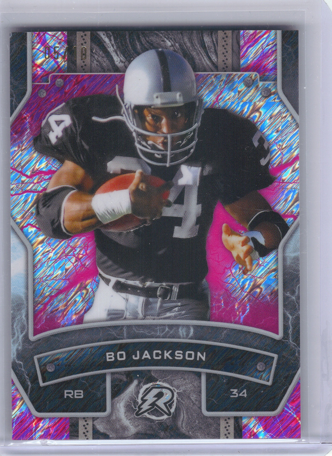 Bo Jackson Los Angeles Raiders 2024 Topps Resurgence - Pink Static #76 /10