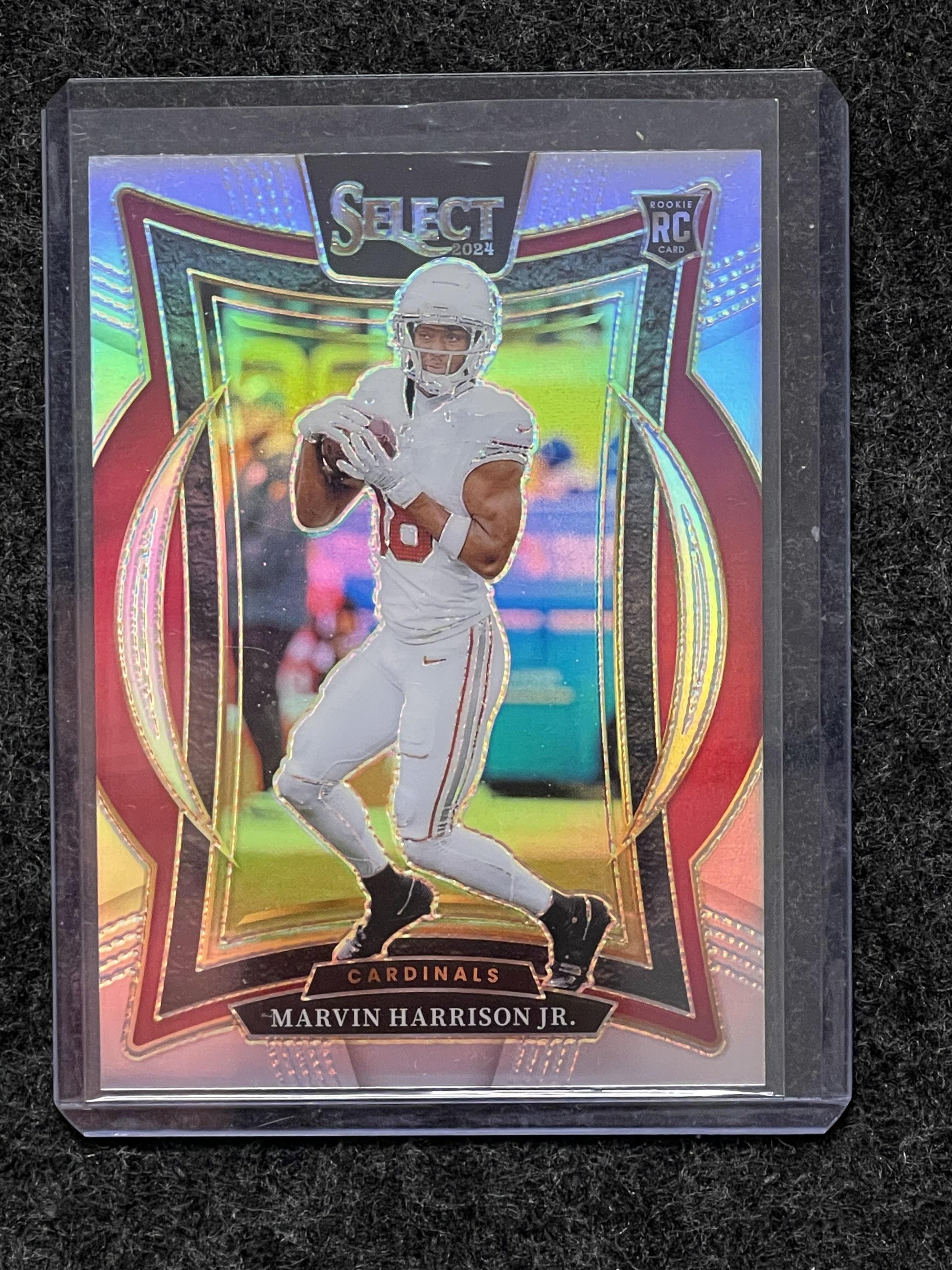 2024 Panini Select #28 Marvin Harrison Jr. Silver Prizm Arizona Cardinals RC