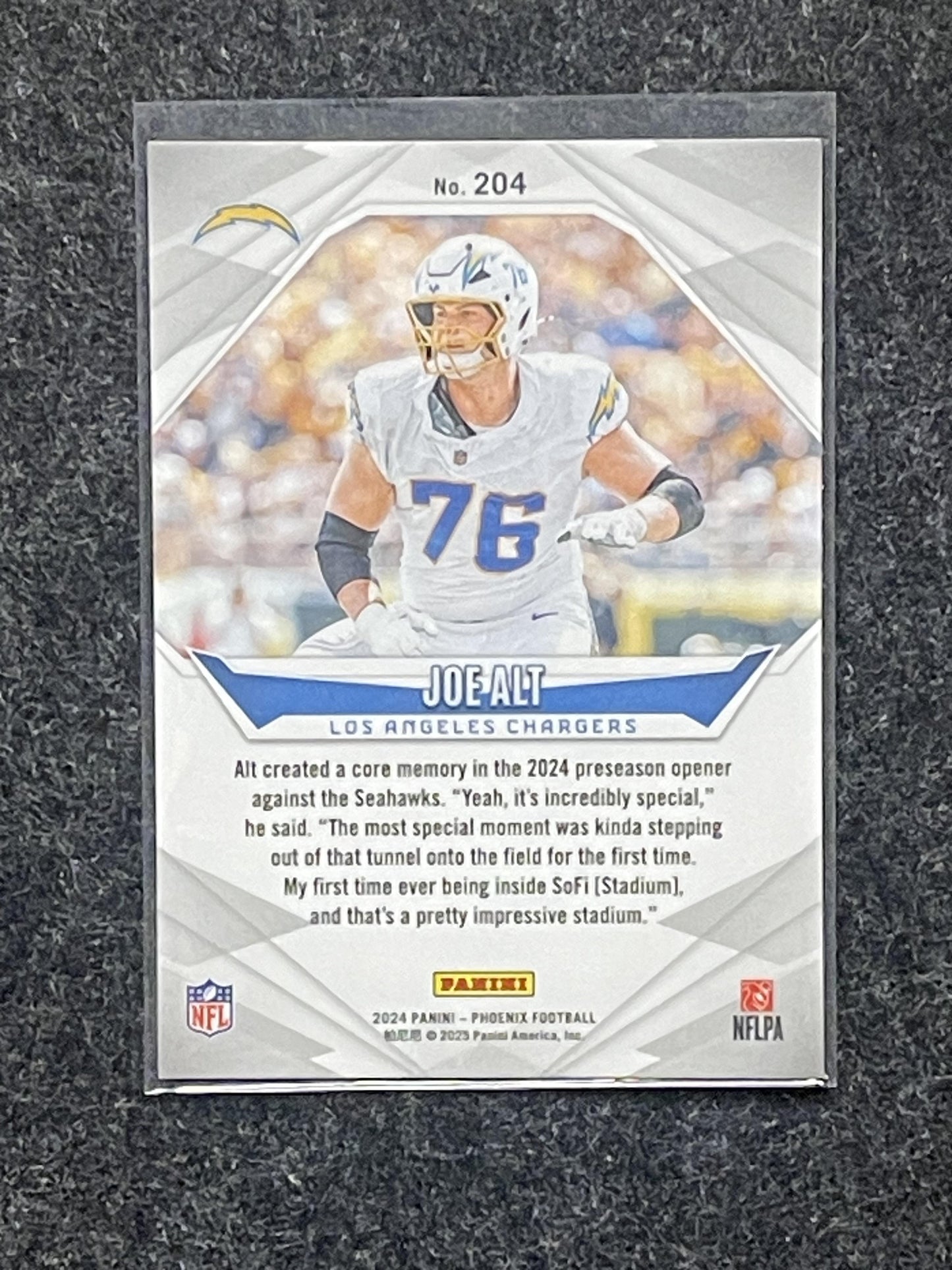2024 Panini Phoenix #204 Joe Alt Los Angeles Chargers RC
