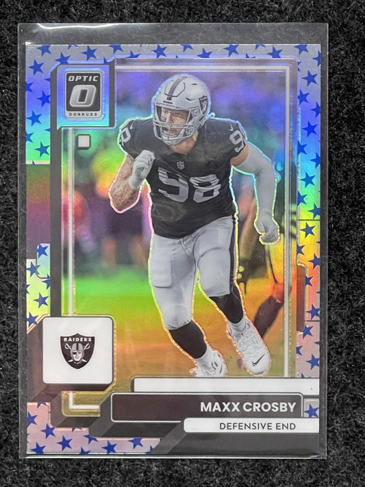 2022 Donruss Optic #106 Maxx Crosby Stars Las Vegas Raiders