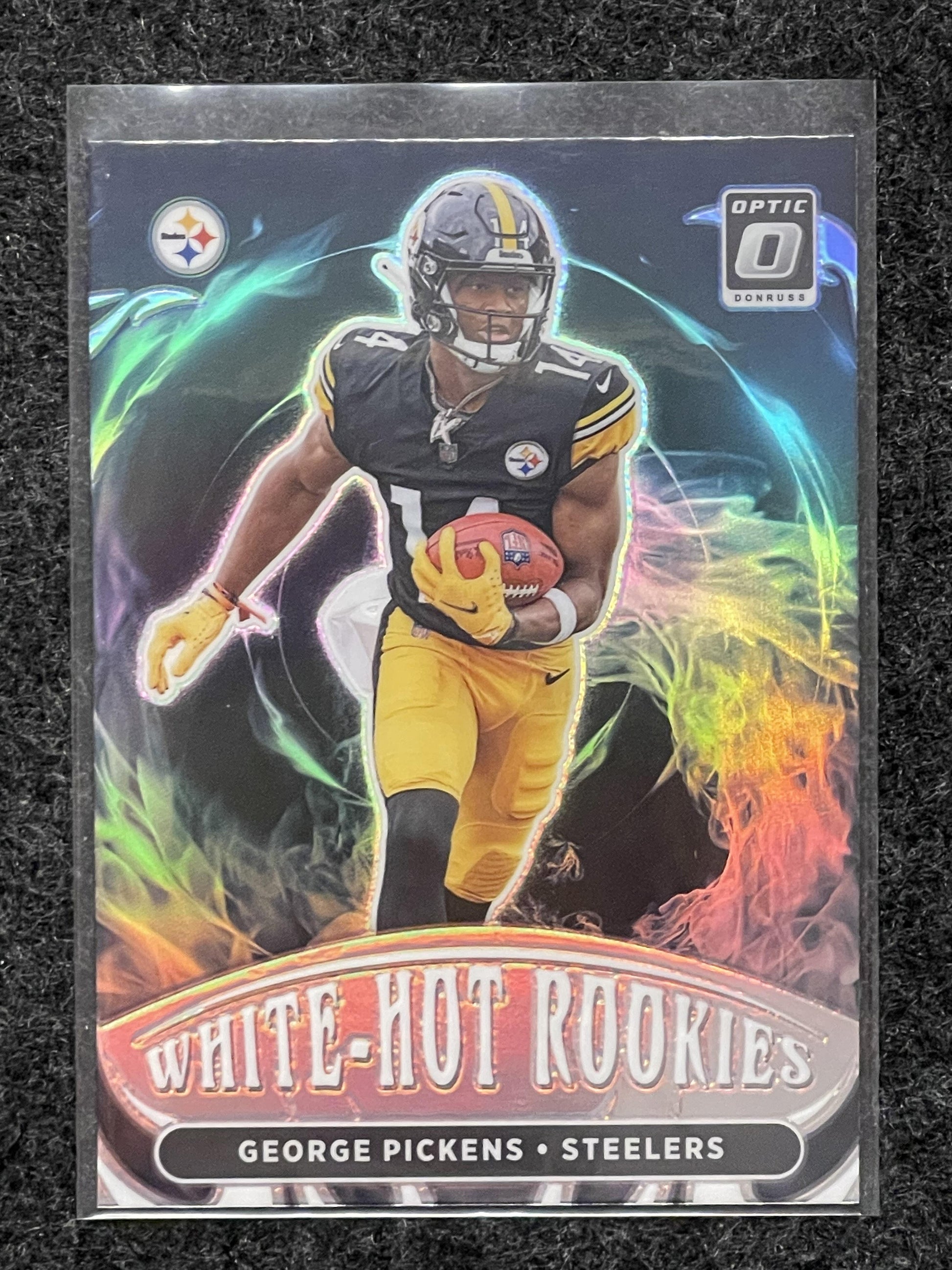 2022 Donruss #WHR-8 George Pickens White Hot Rookies Pittsburgh Steelers