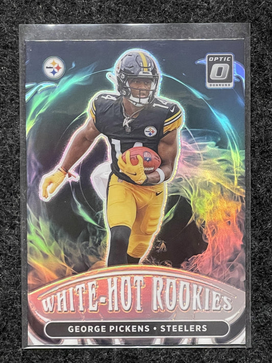 2022 Donruss #WHR-8 George Pickens White Hot Rookies Pittsburgh Steelers