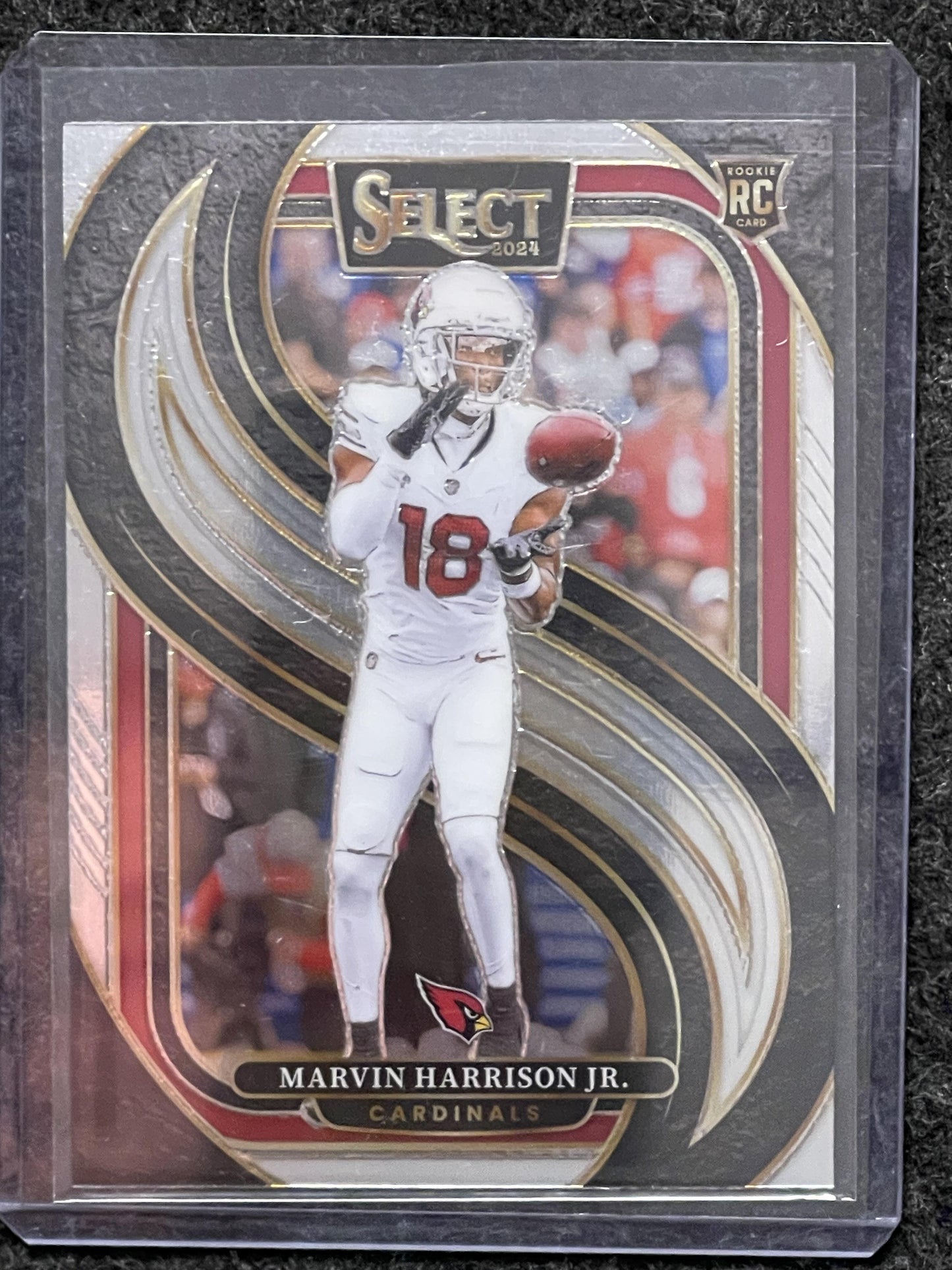 2024 Panini Select #115 Marvin Harrison Jr. Silver Prizm Arizona Cardinals RC