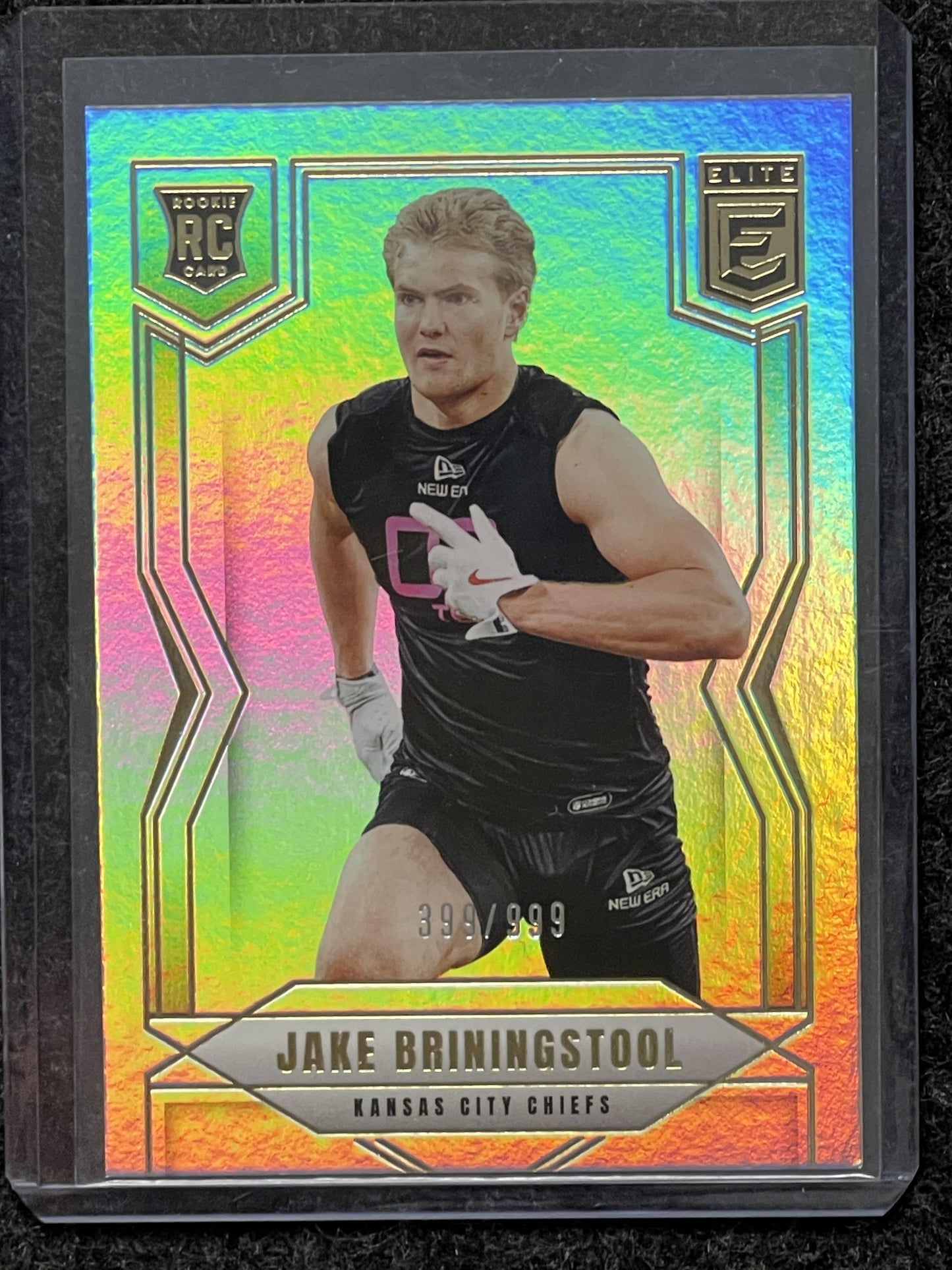 2025 Donruss Elite #158 Jake Briningstool #/999 Kansas City Chiefs SN,RC