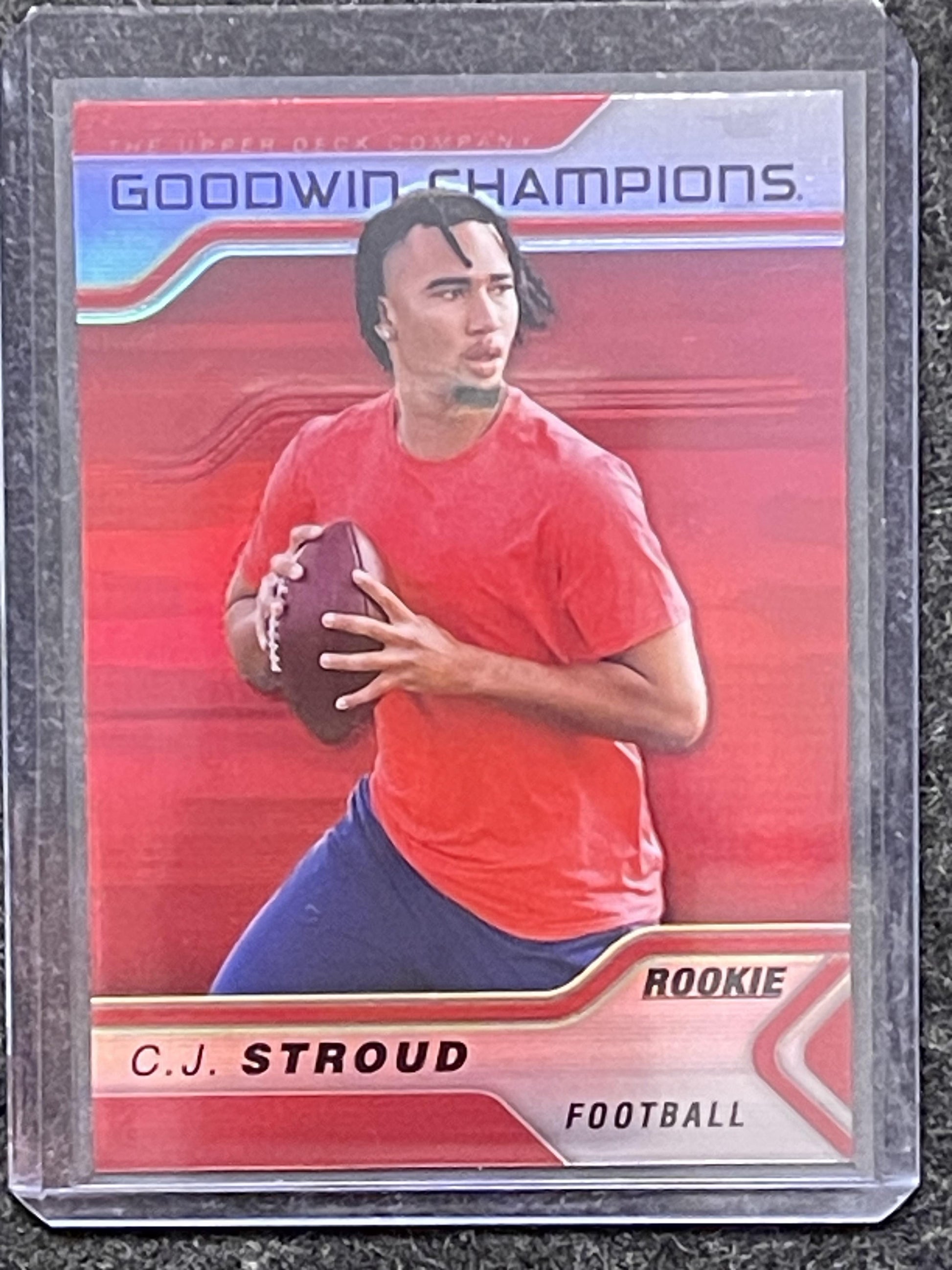 2023 Upper Deck Goodwin Champions #P29 C.J. Stroud Platinum Red Rainbow