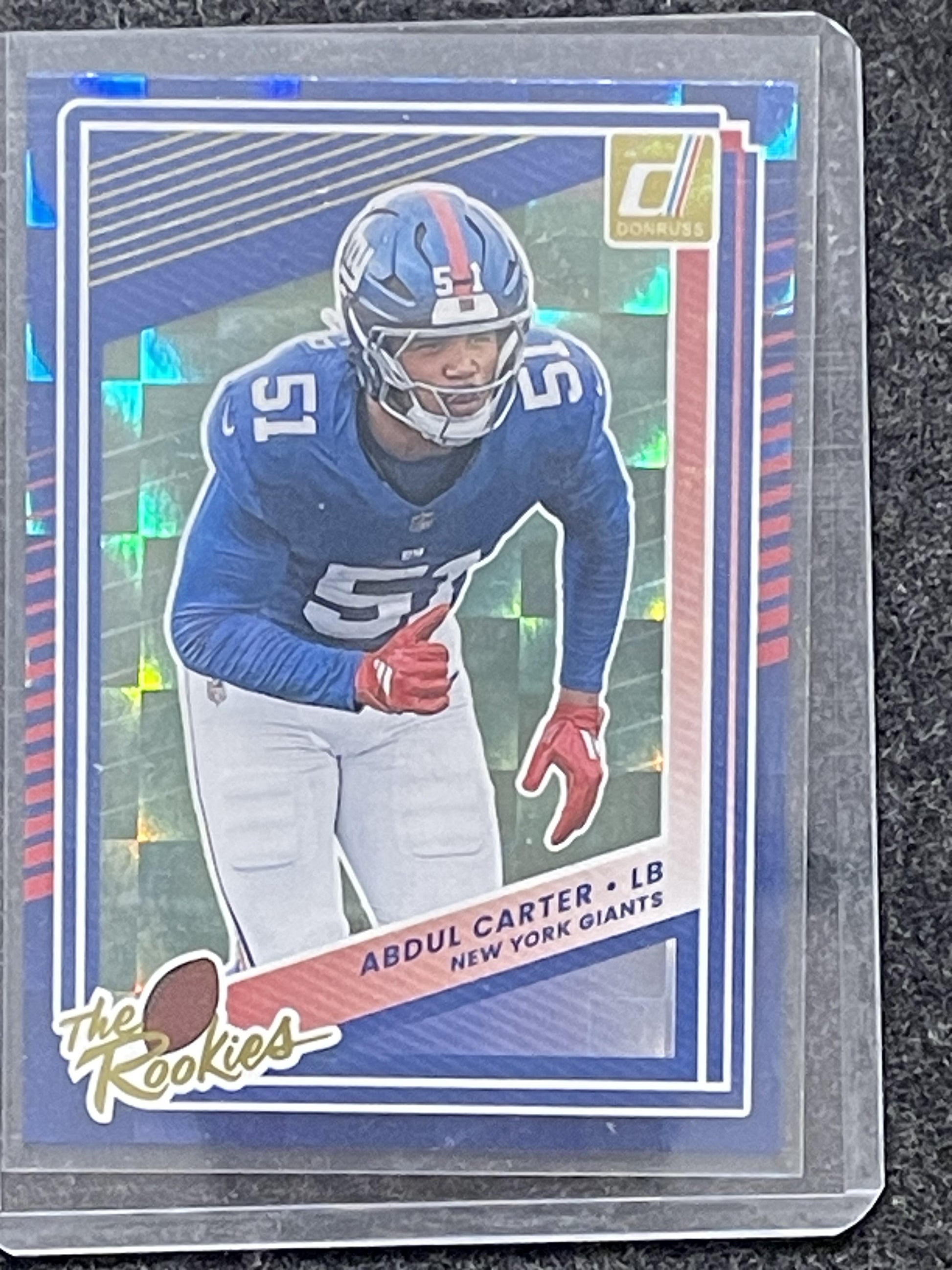 2025 Donruss #4 Abdul Carter The Rookies New York Giants