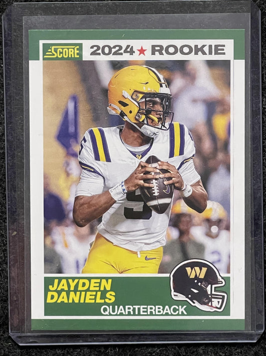 2024 Score #2 Jayden Daniels 35th Anniversary Rookies Washington Commanders
