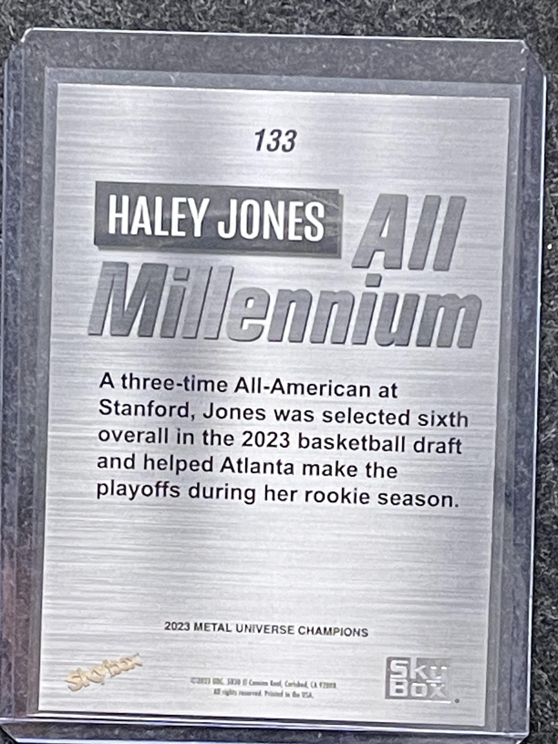 2023 SkyBox Metal Universe Champions #133 Haley Jones