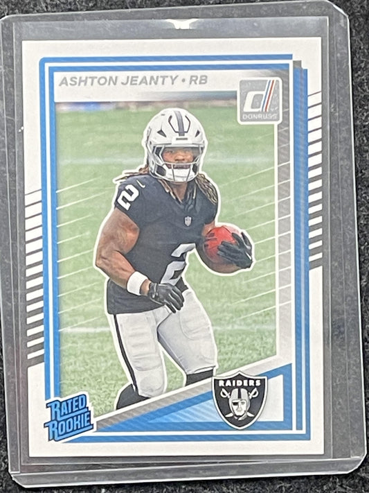 2025 Donruss #305 Ashton Jeanty Las Vegas Raiders RC