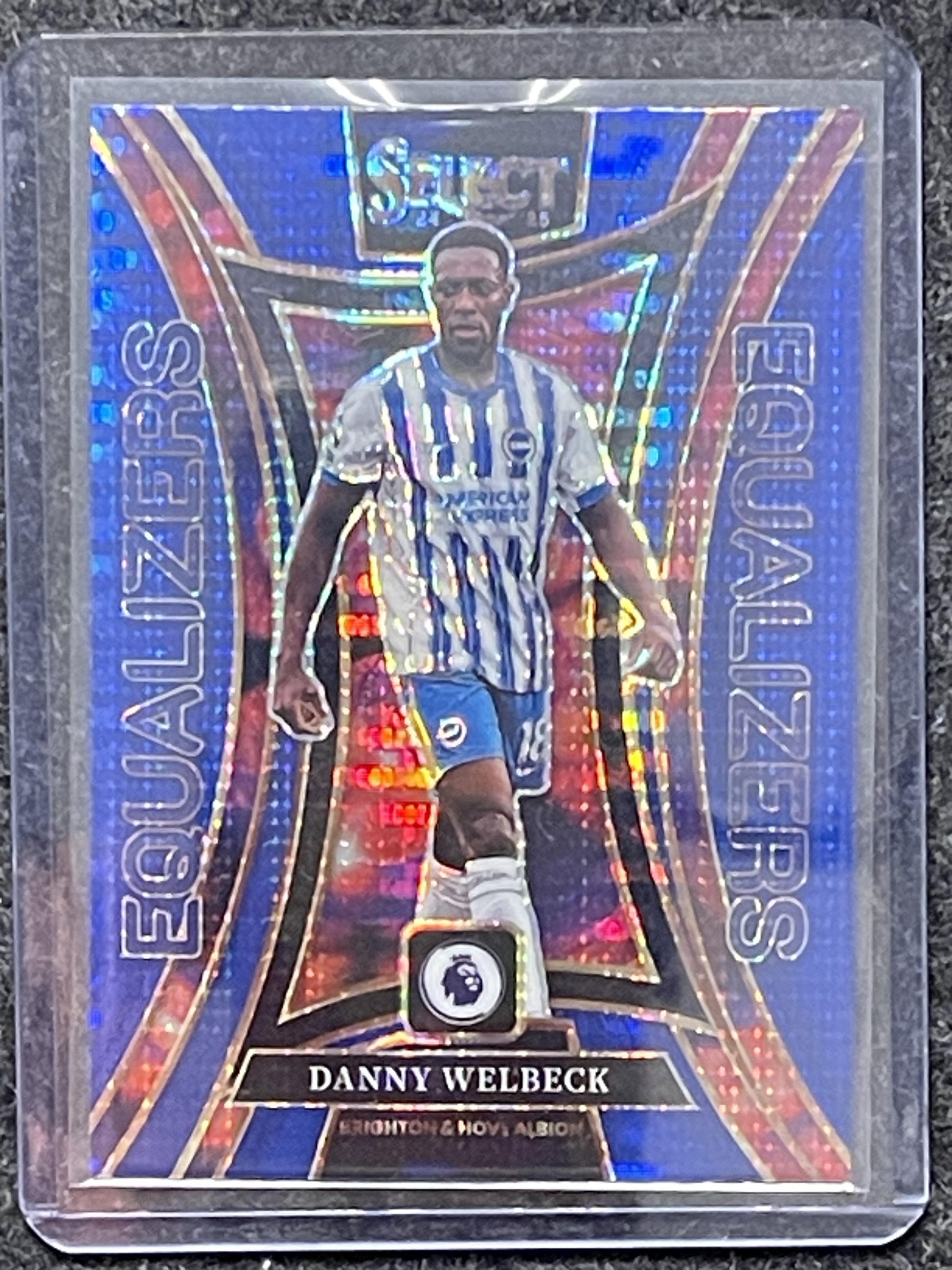 2024-25 Panini Select Premier League #13 Danny Welbeck Equalizers Blue Pulsar