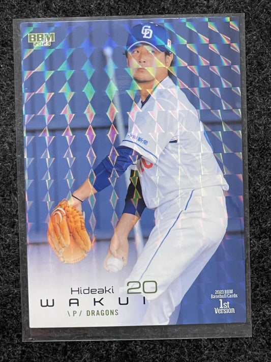 2023 BBM #303 Hideaki Wakui Kira Chunichi Dragons