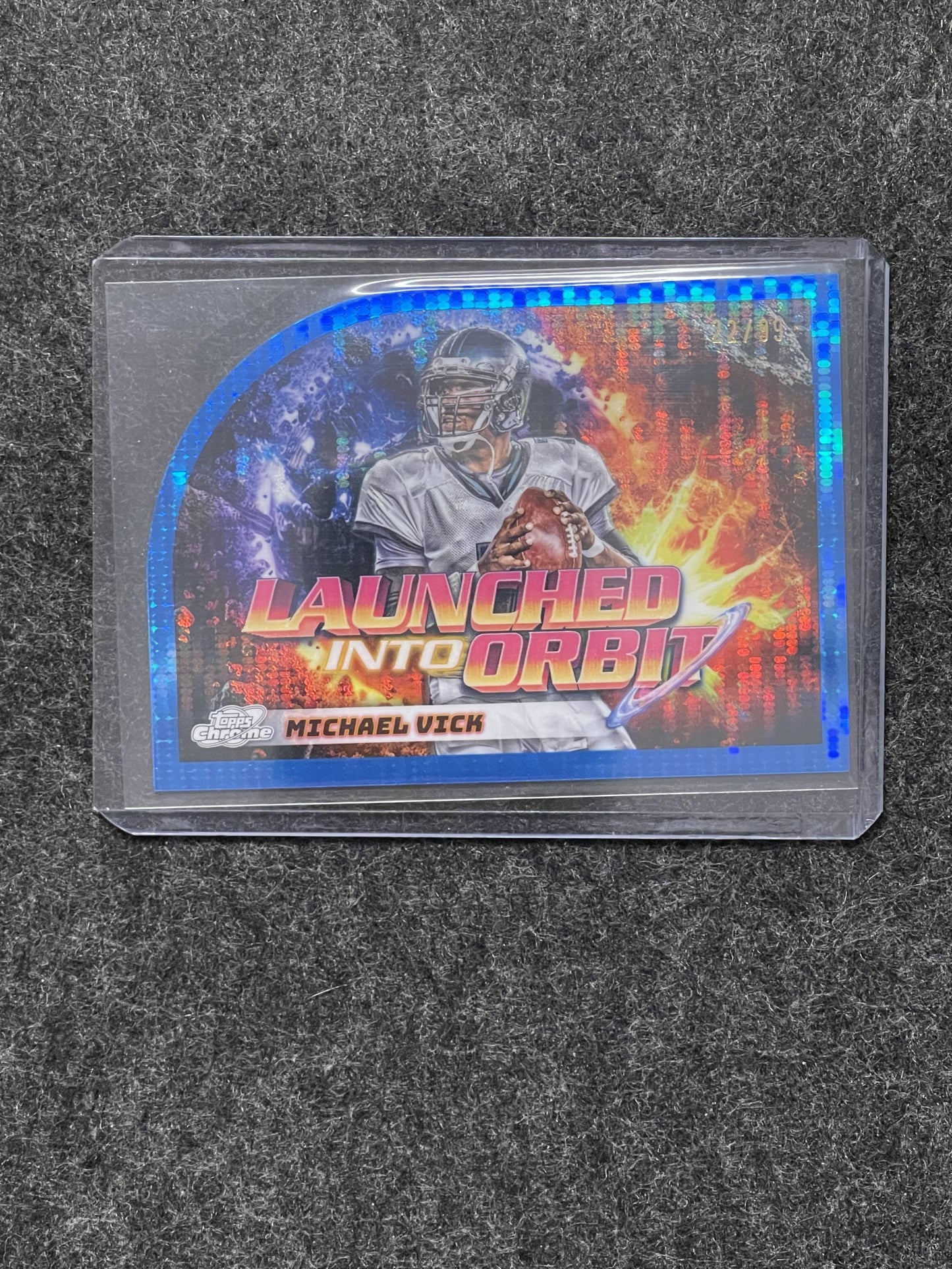 2024 Topps #LIO-14 Michael Vick Launched Into Orbit Blue Moon #/99 Eagles