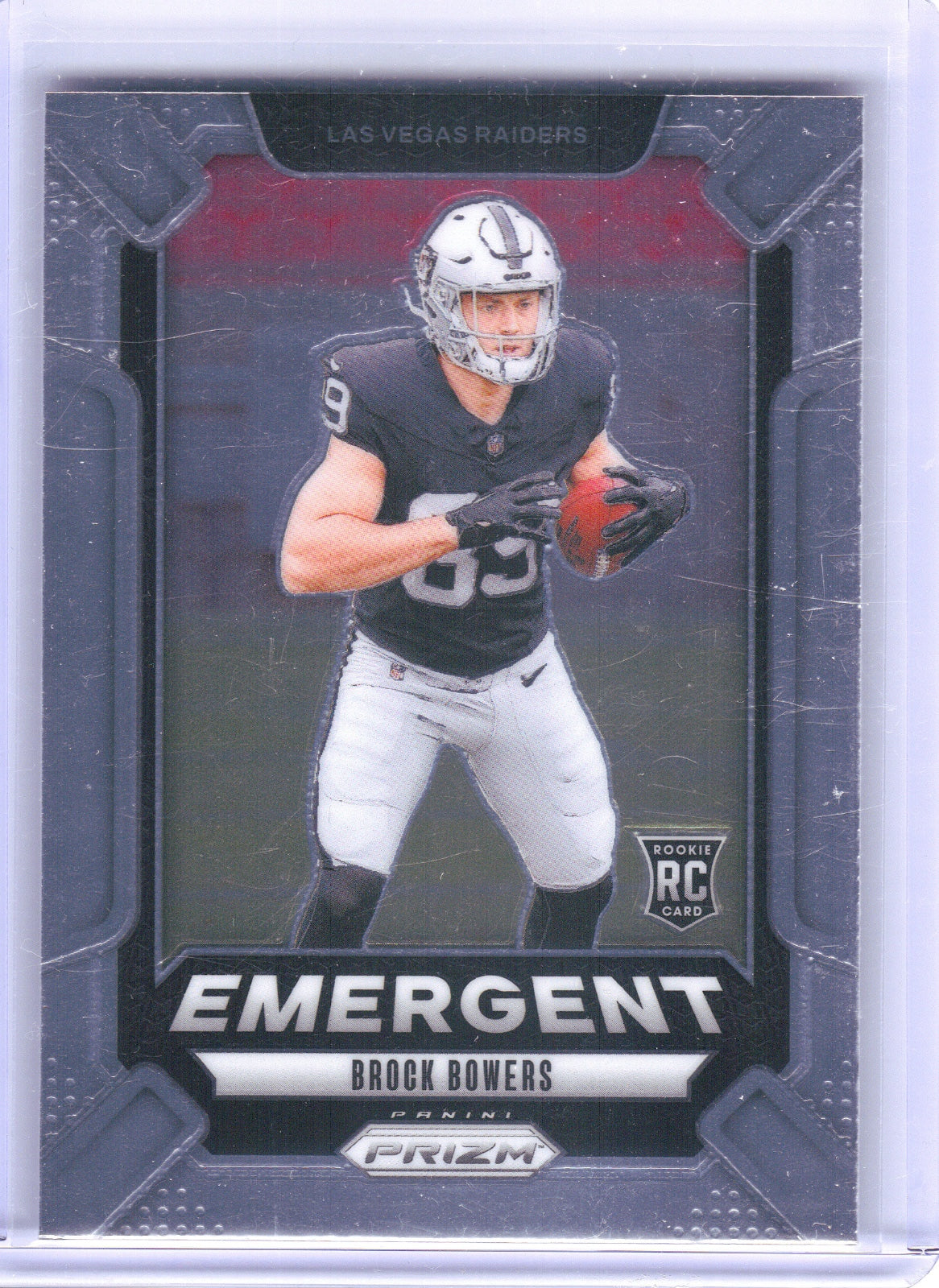 Brock Bowers Las Vegas Raiders 2024 Panini Prizm - Emergent #8