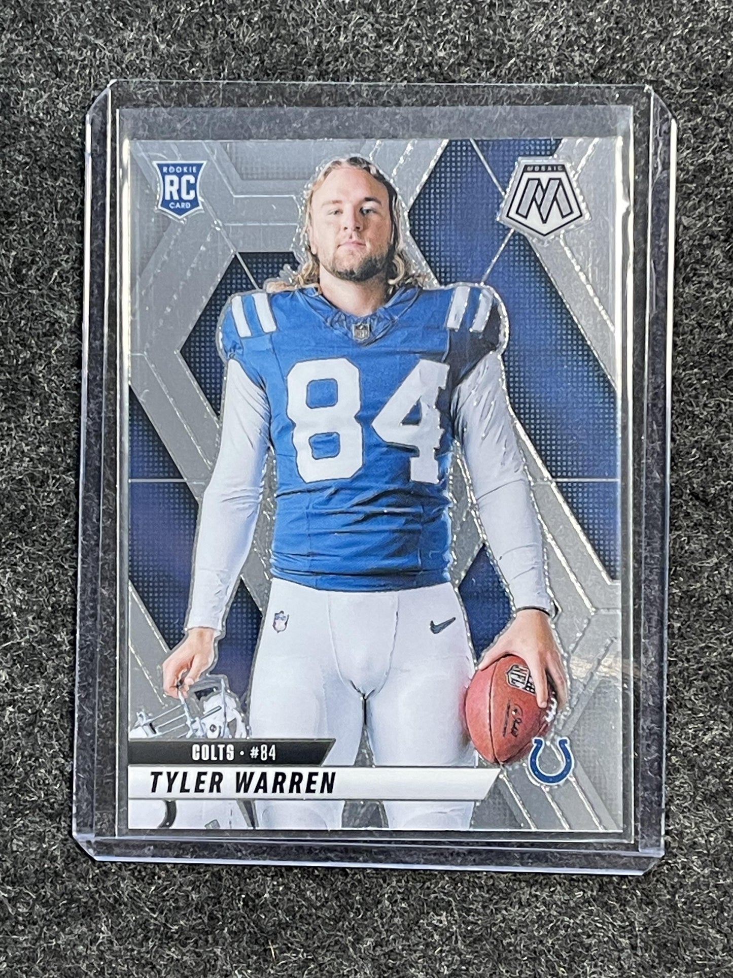 2025 Panini Mosaic #281 Tyler Warren Mosaic Variation Indianapolis Colts RC