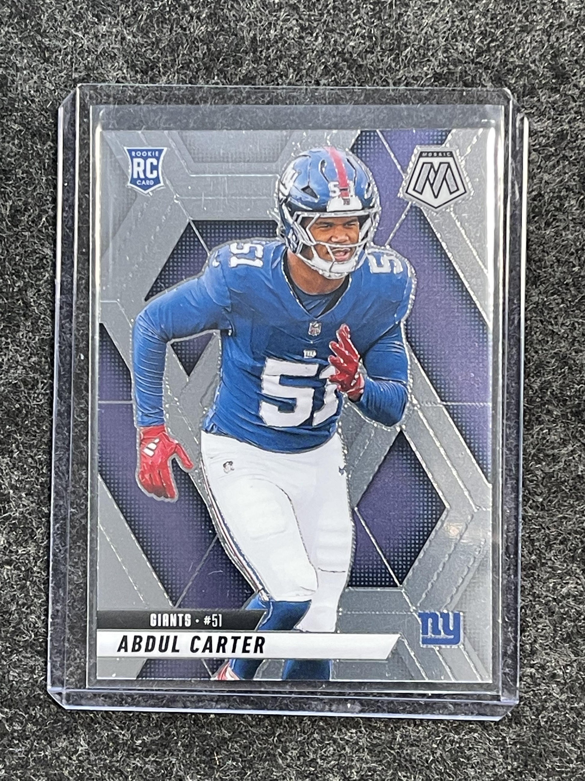 2025 Panini Mosaic #317 Abdul Carter New York Giants RC