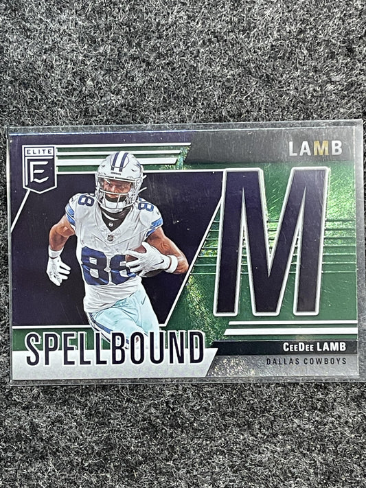 2024 Donruss Elite #33 CeeDee Lamb Spellbound Green Dallas Cowboys