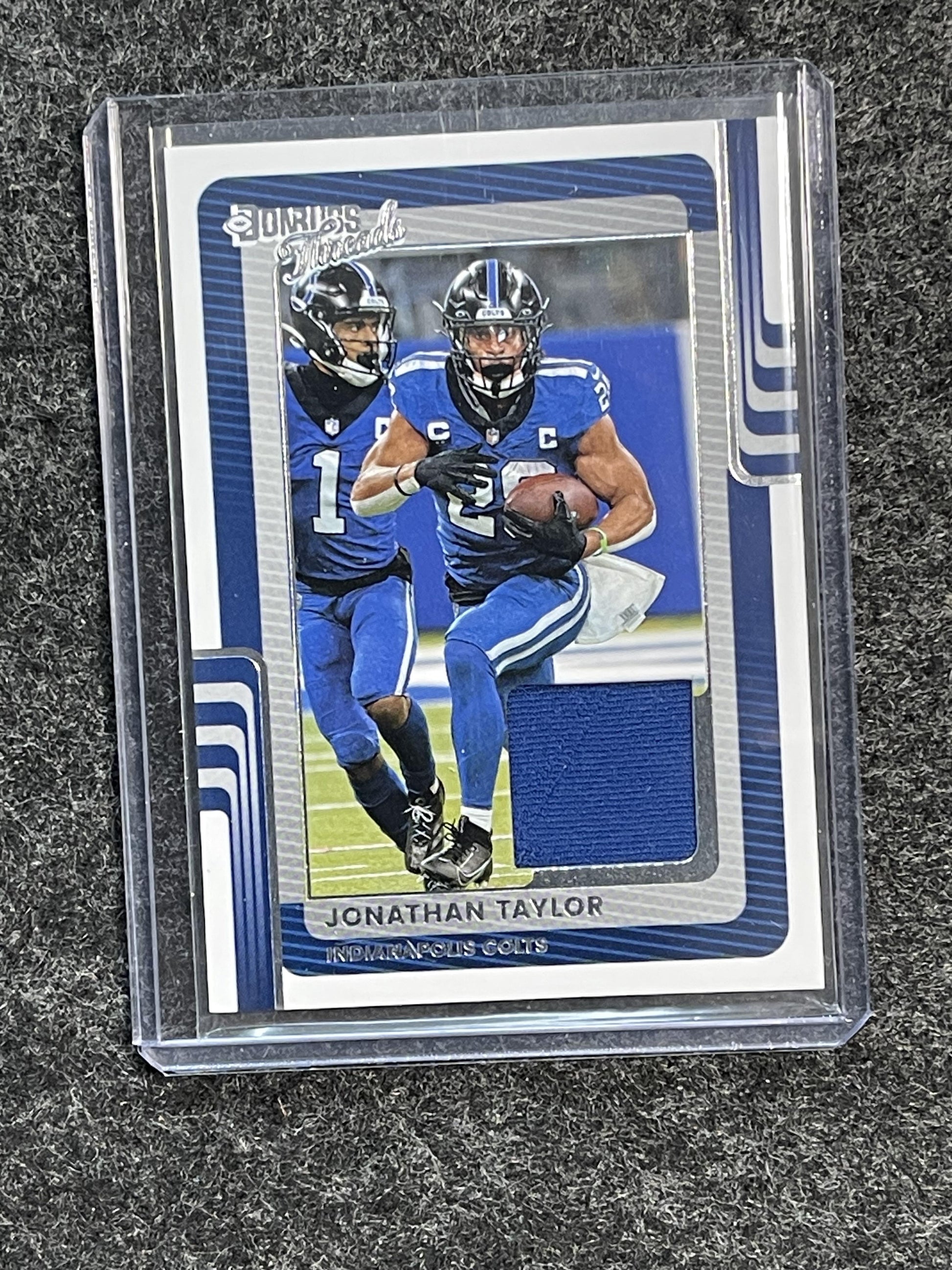 2025 Donruss #DTH-JTR Jonathan Taylor Donruss Threads Indianapolis Colts MEM