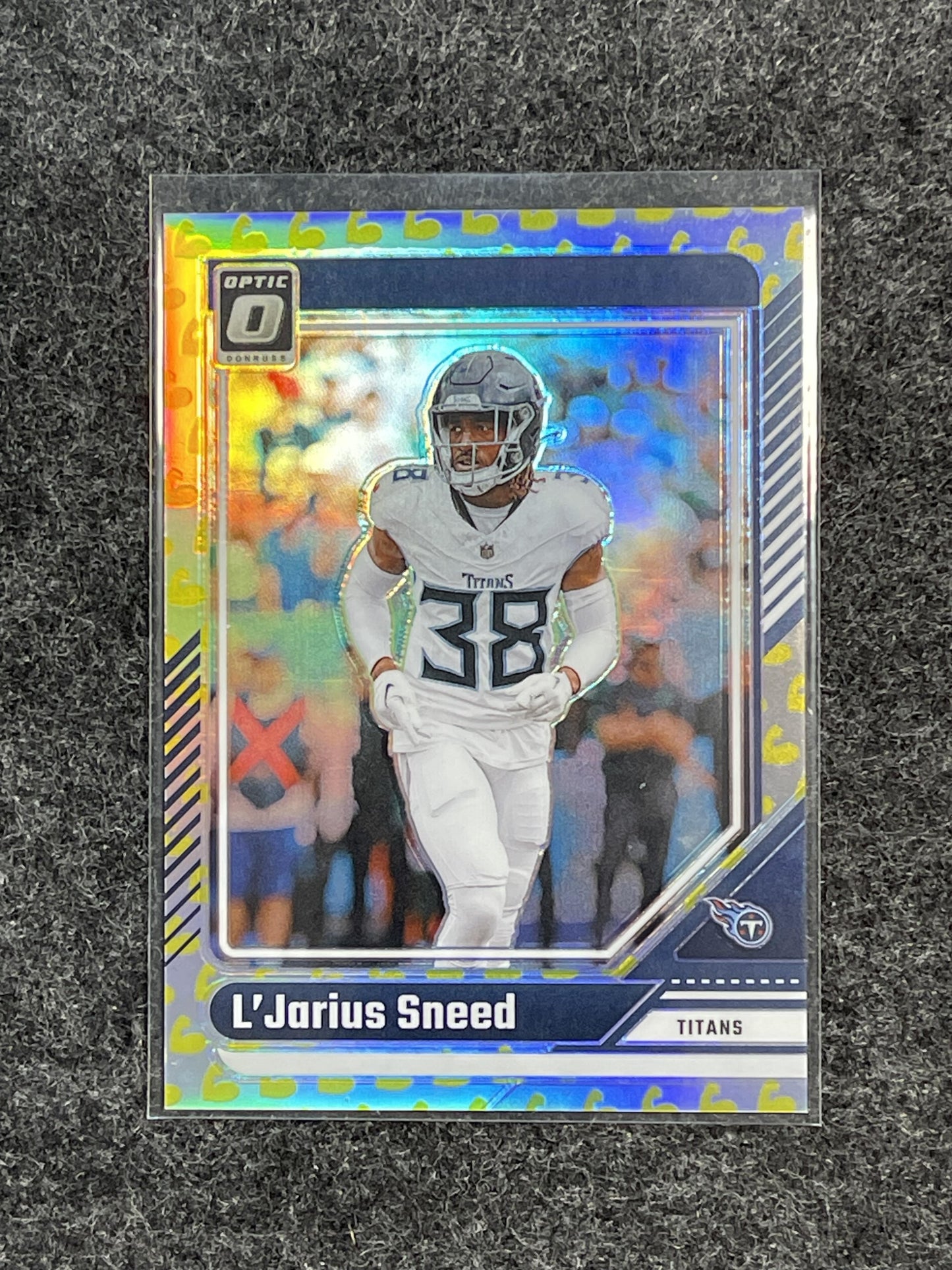 2024 Donruss Optic #194 L'Jarius Sneed Flex #/149 Tennessee Titans SN