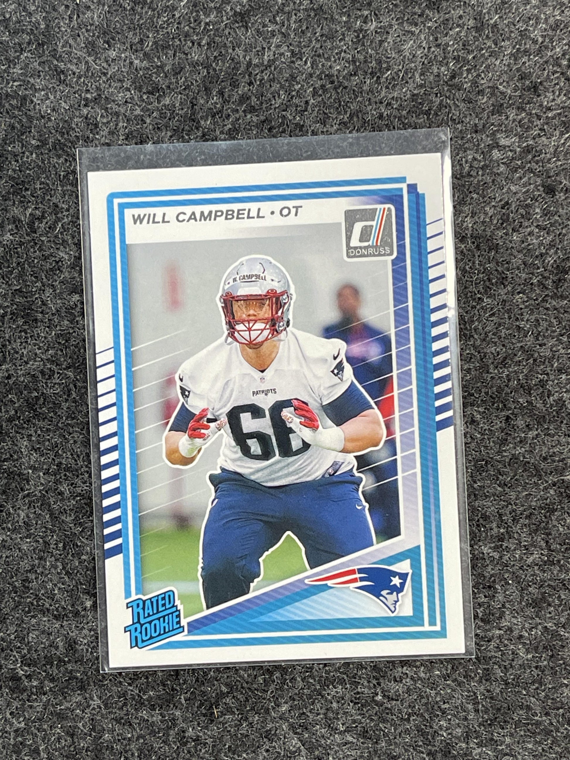 2025 Donruss #345 Will Campbell New England Patriots RC