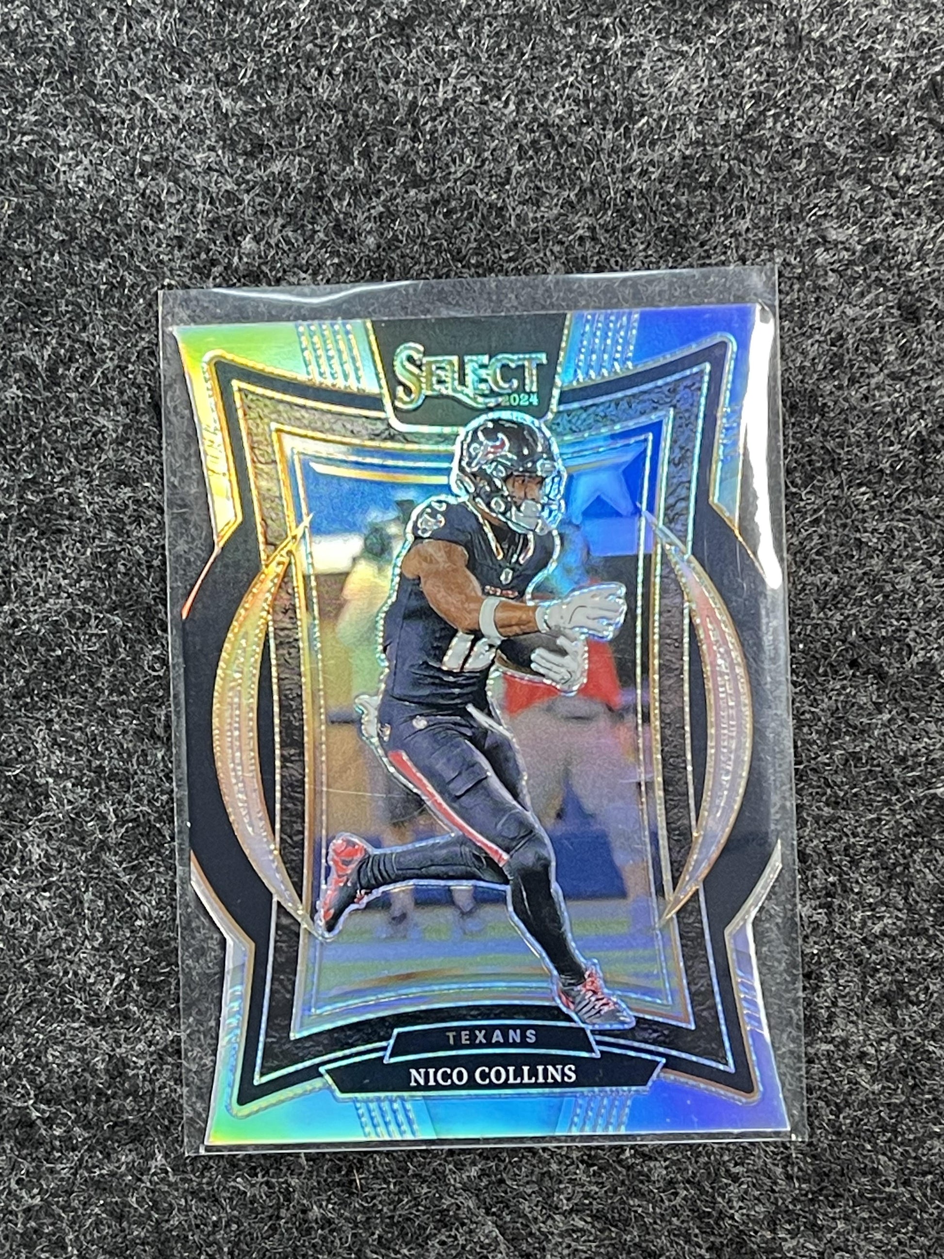 2024 Panini Select #86 Nico Collins Silver Prizm Die Cut Houston Texans