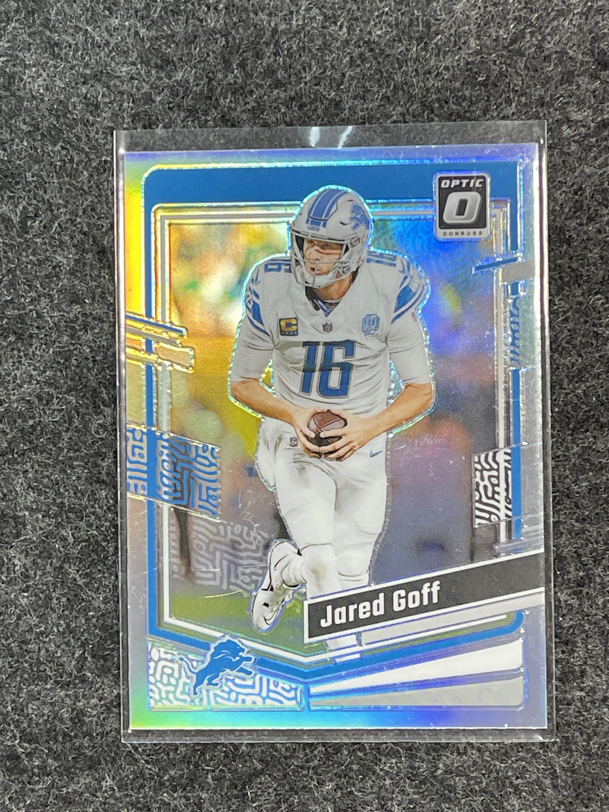 2023 Donruss Optic #62 Jared Goff Holo Detroit Lions