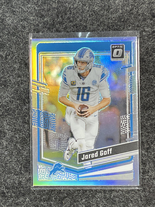 2023 Donruss Optic #62 Jared Goff Holo Detroit Lions