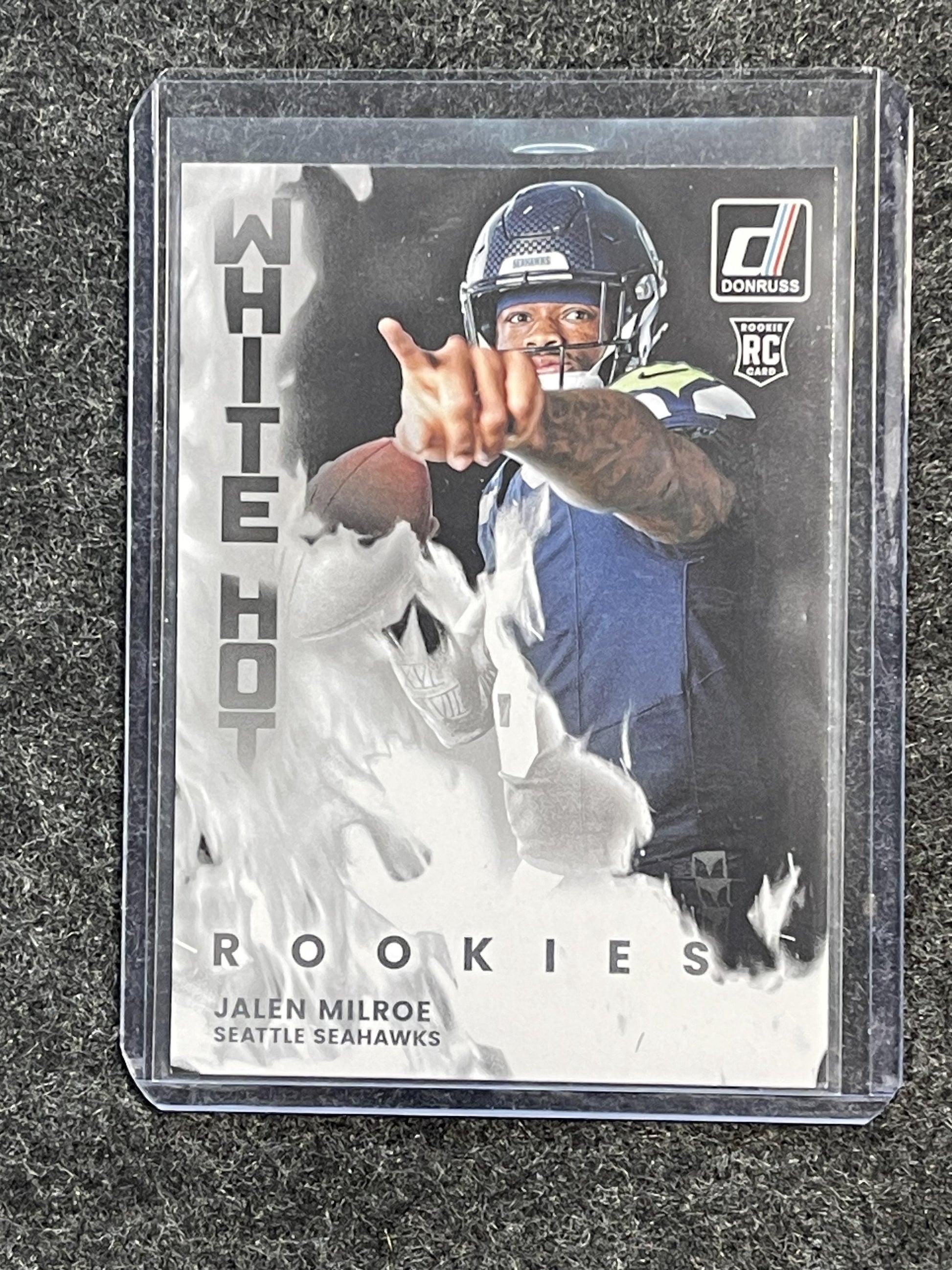 2025 Donruss #WHR-JLM Jalen Milroe White Hot Rookies Seattle Seahawks