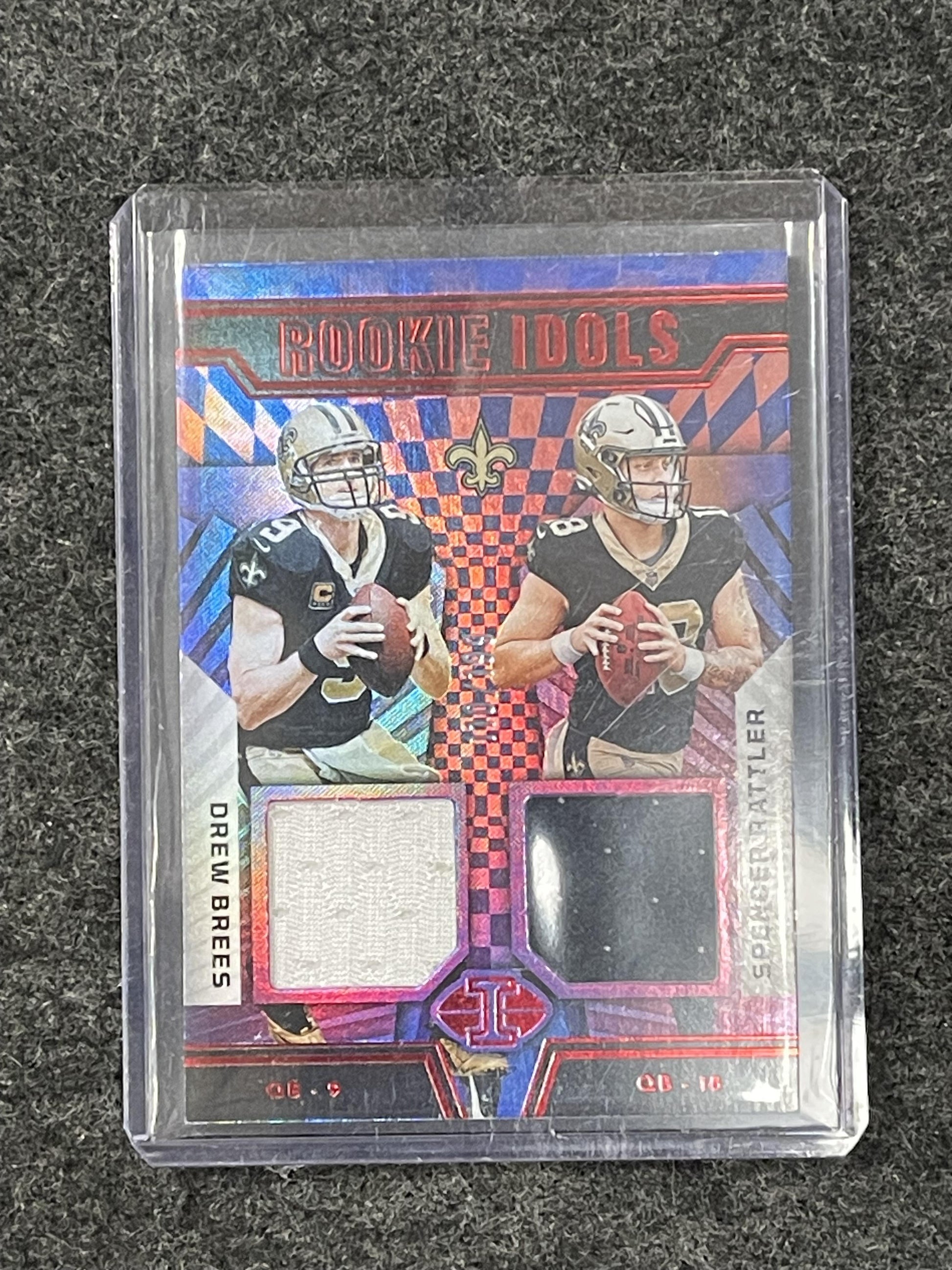 2024 Panini Illusions #RI-BR Drew Brees / Spencer Rattler /199 Rookie Idols Dual