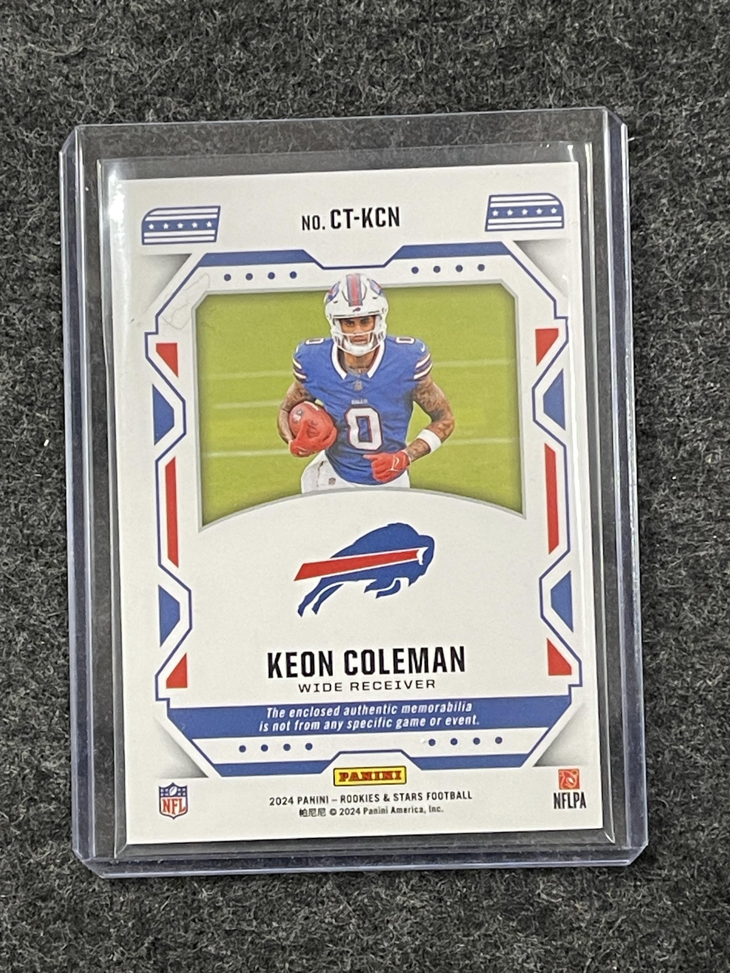 2024 Panini Rookies & Stars #CT-KCN Keon Coleman Cross Training #/399 Bills