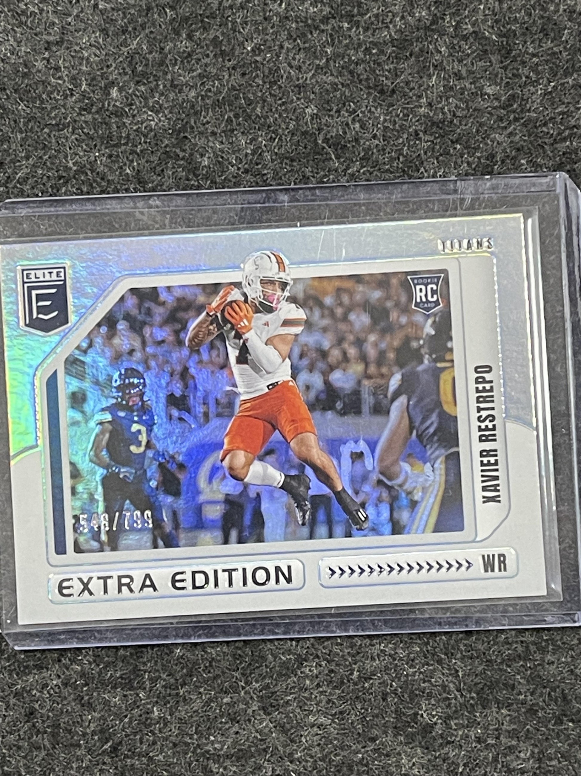 2025 Donruss Elite #18 Xavier Restrepo Extra Edition #/799 Tennessee Titans SN