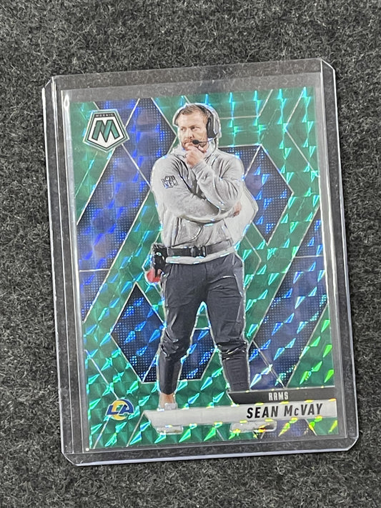 2025 Panini Mosaic #238 Sean McVay Mosaic Green Los Angeles Rams