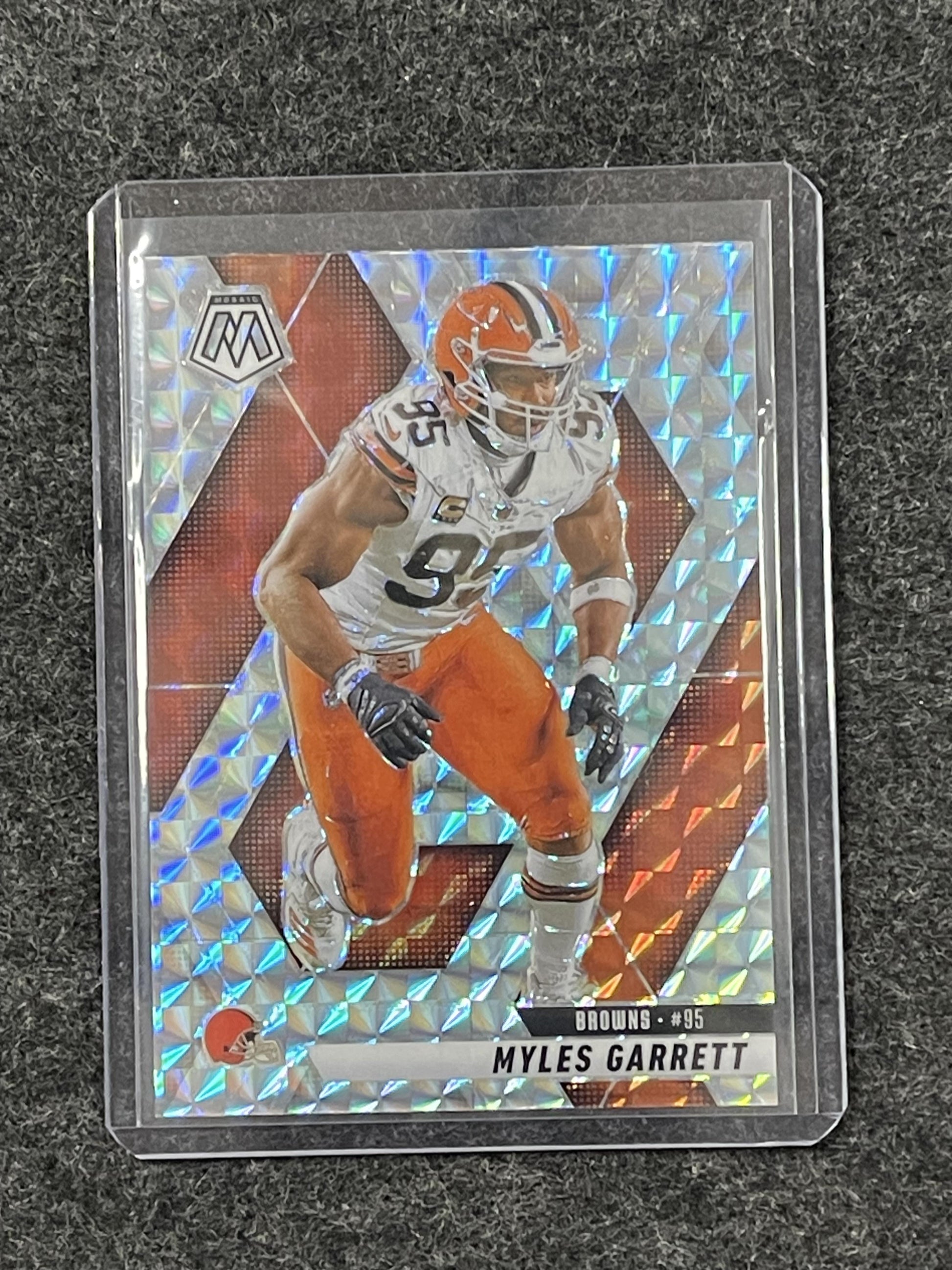 2025 Panini Mosaic #181 Myles Garrett Mosaic Cleveland Browns