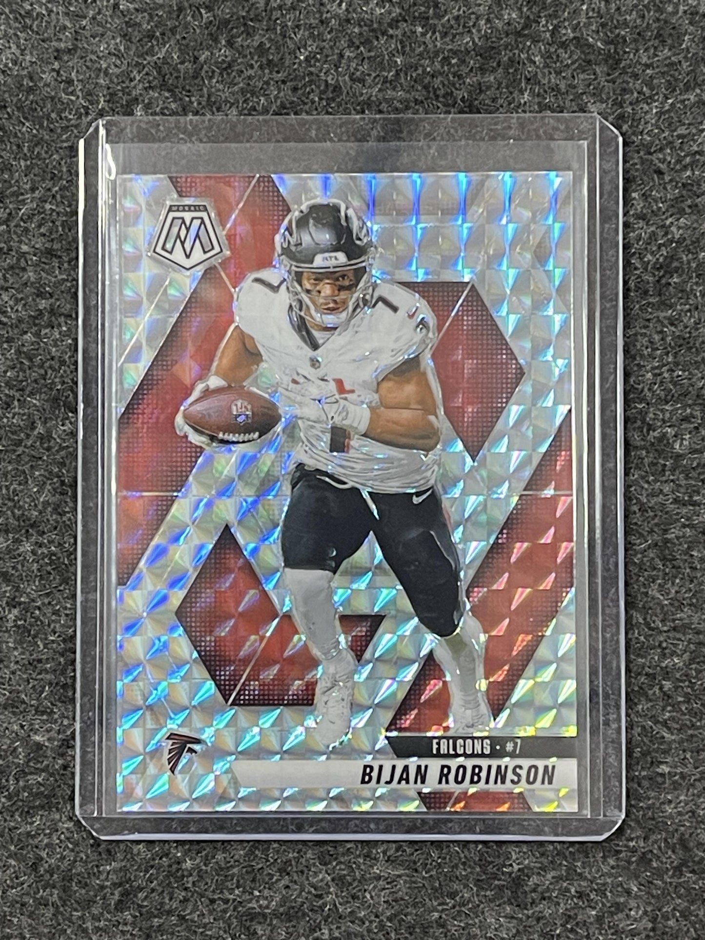 2025 Panini Mosaic #166 Bijan Robinson Mosaic Atlanta Falcons